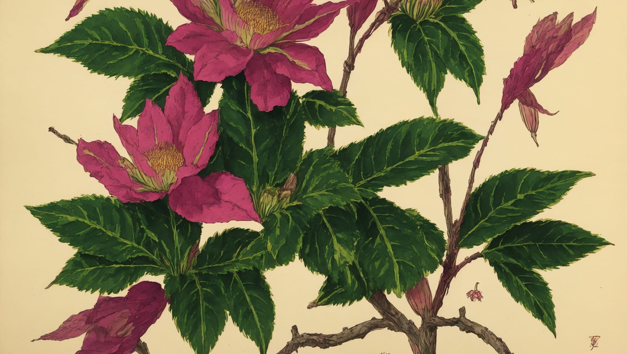 Karamba — illustration botanique, origine africaine