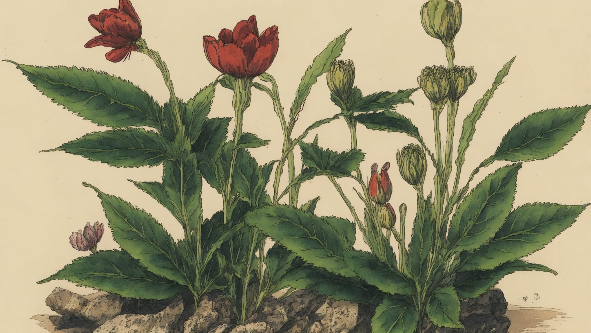 Kayron — illustration botanique, origine contemporaine