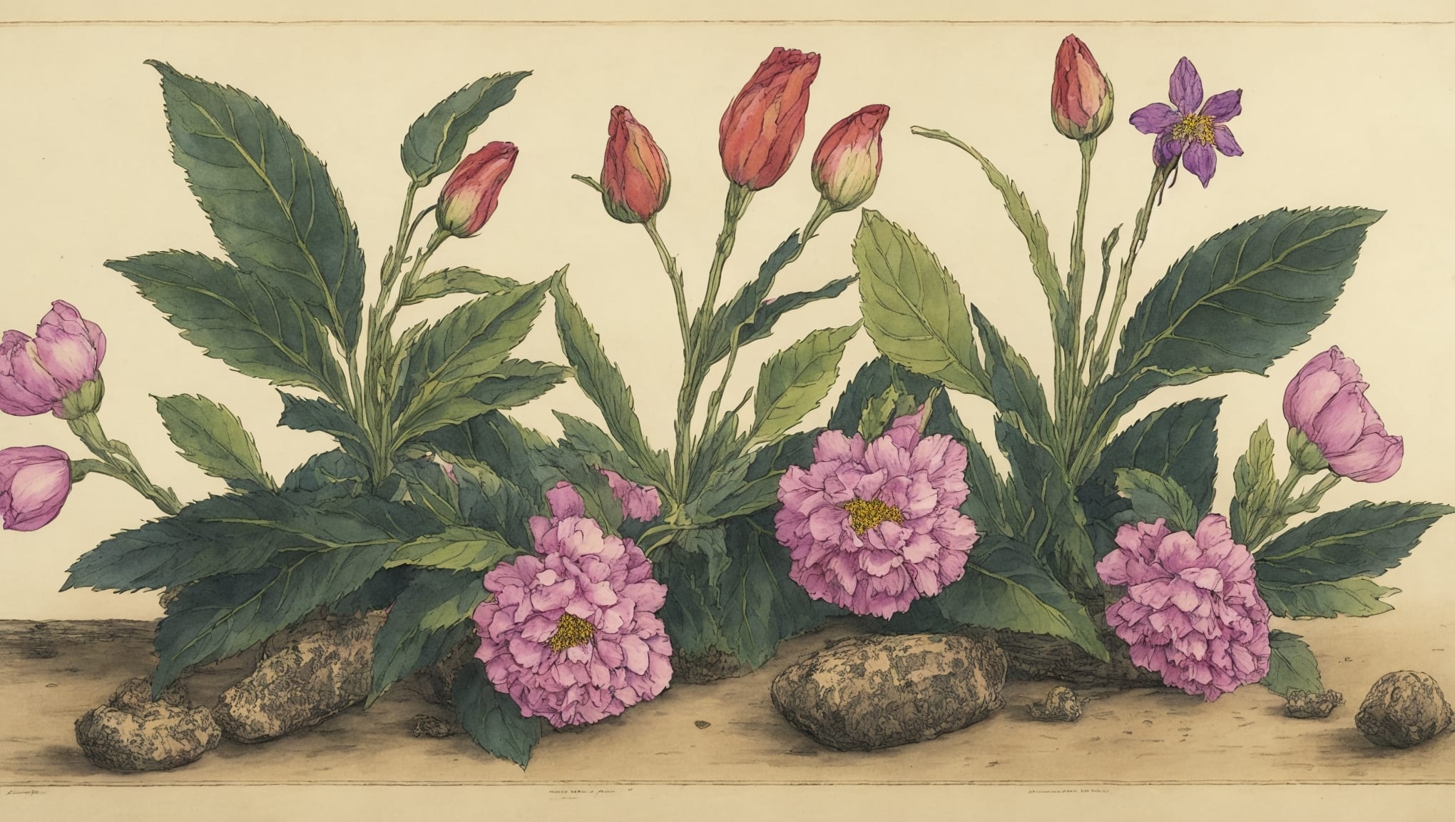 Kelyana — illustration botanique, origine contemporaine