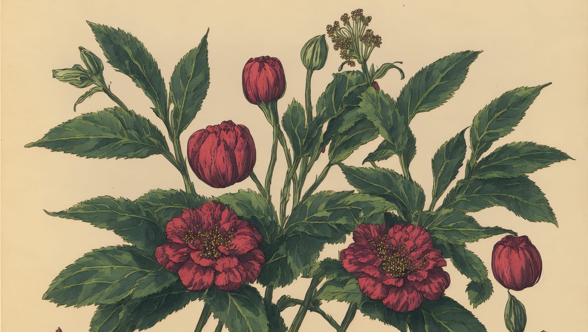 Keyron — illustration botanique, origine contemporaine