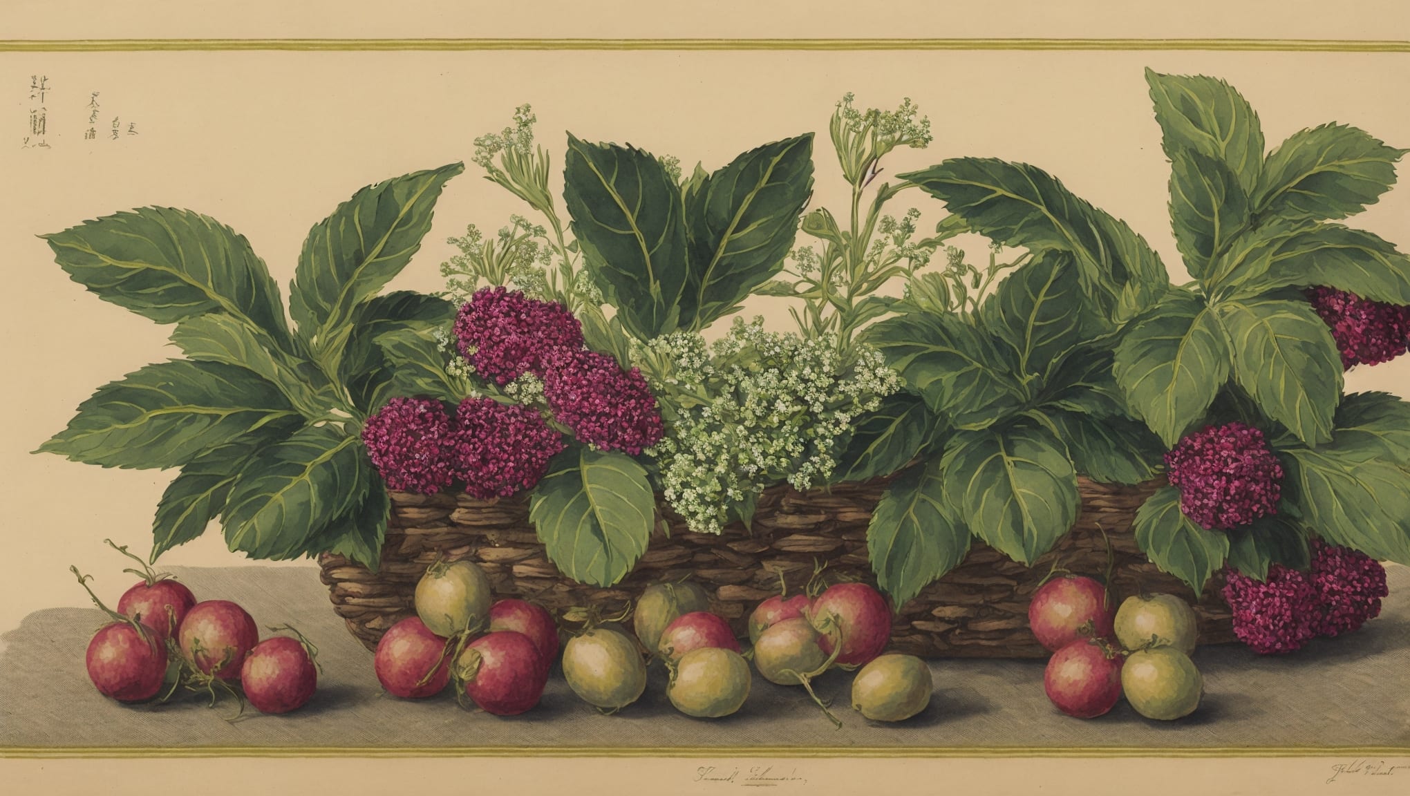 Kiara — illustration botanique, origine contemporaine