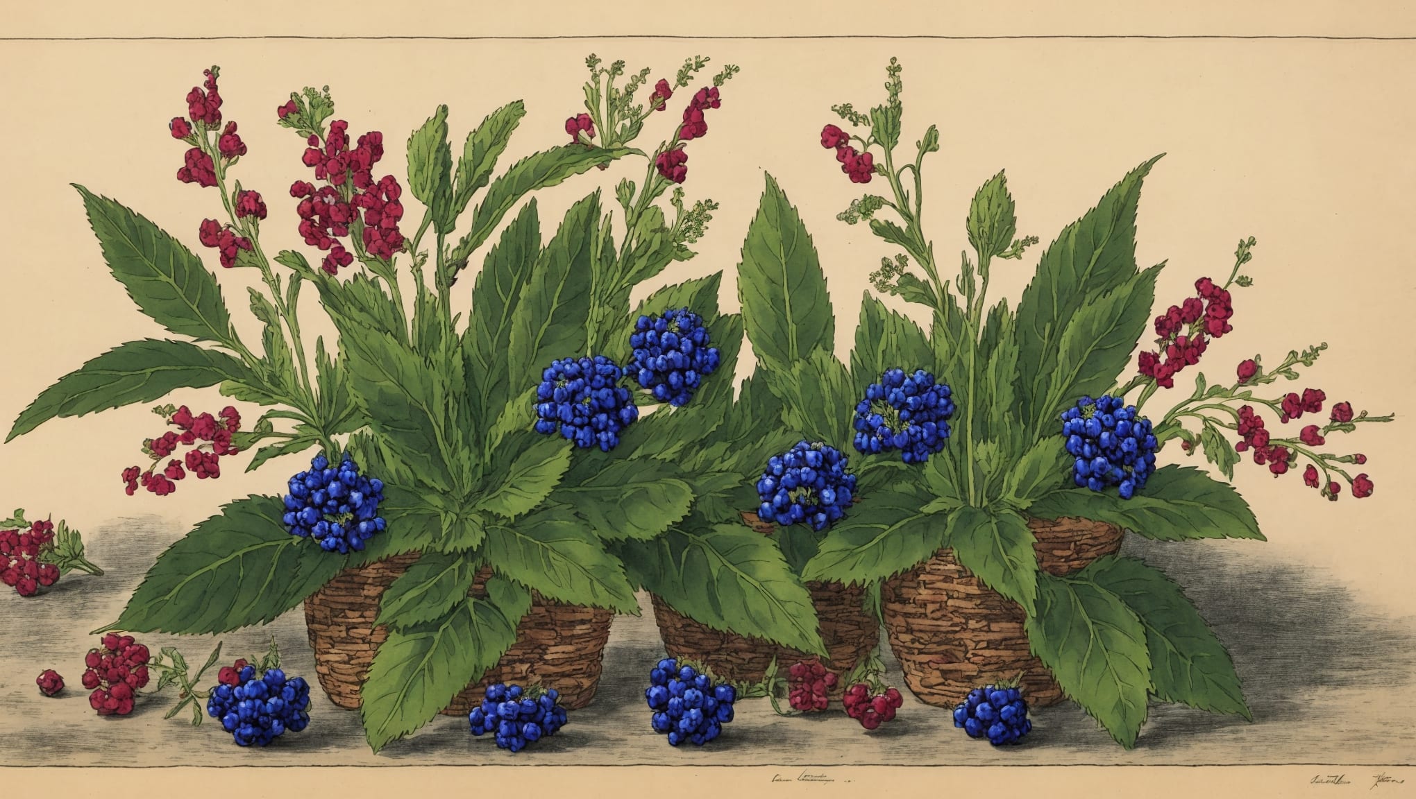 Kingsley — illustration botanique, origine contemporaine
