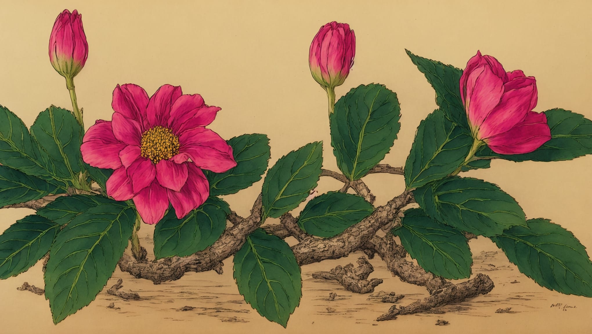 Koumba — illustration botanique, origine africaine