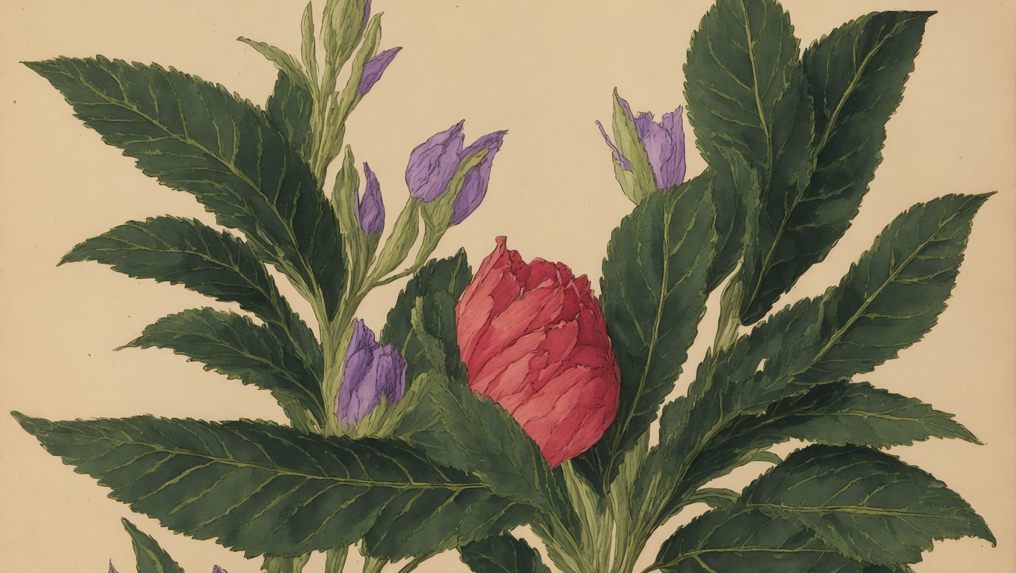 Léandre — illustration botanique, origine grecque