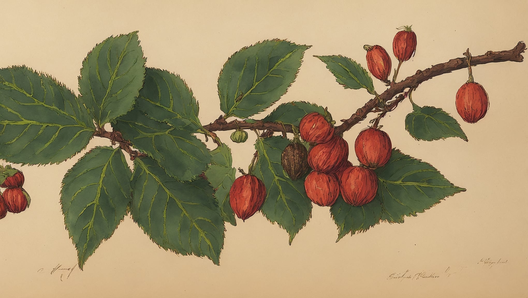 Lywen — illustration botanique, origine celte