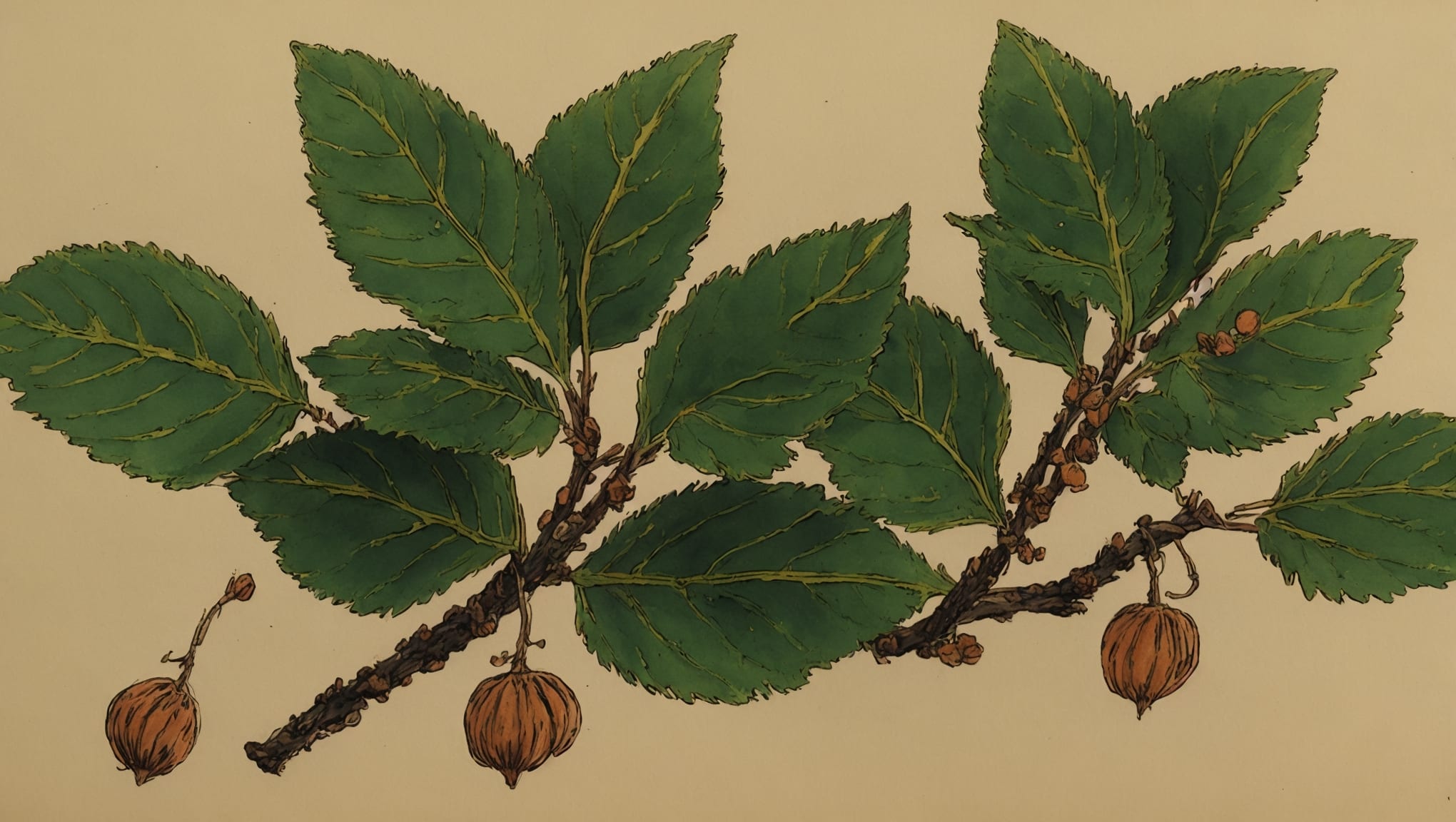 Maden — illustration botanique, origine celte