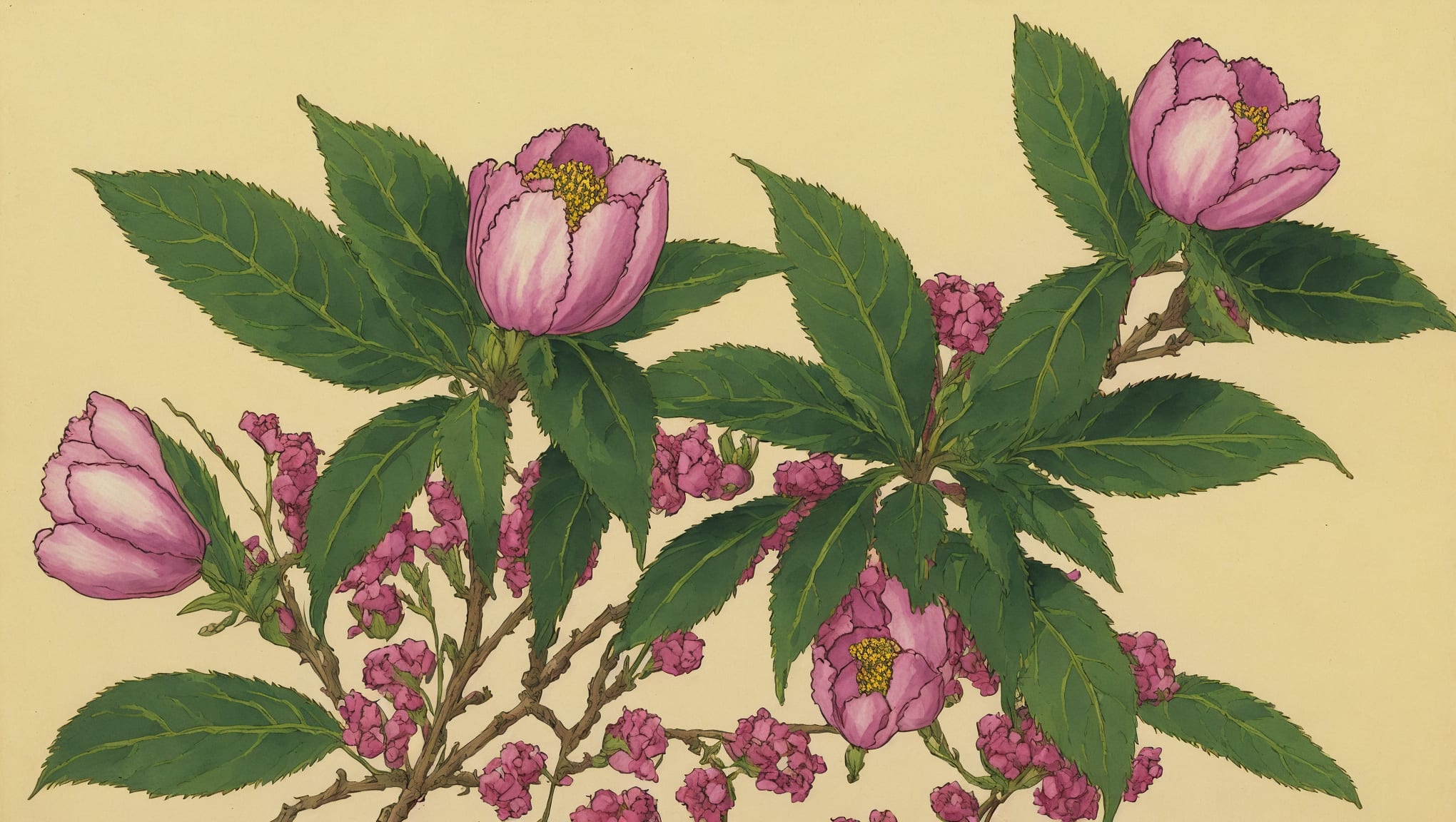 Madi — illustration botanique, origine arabe