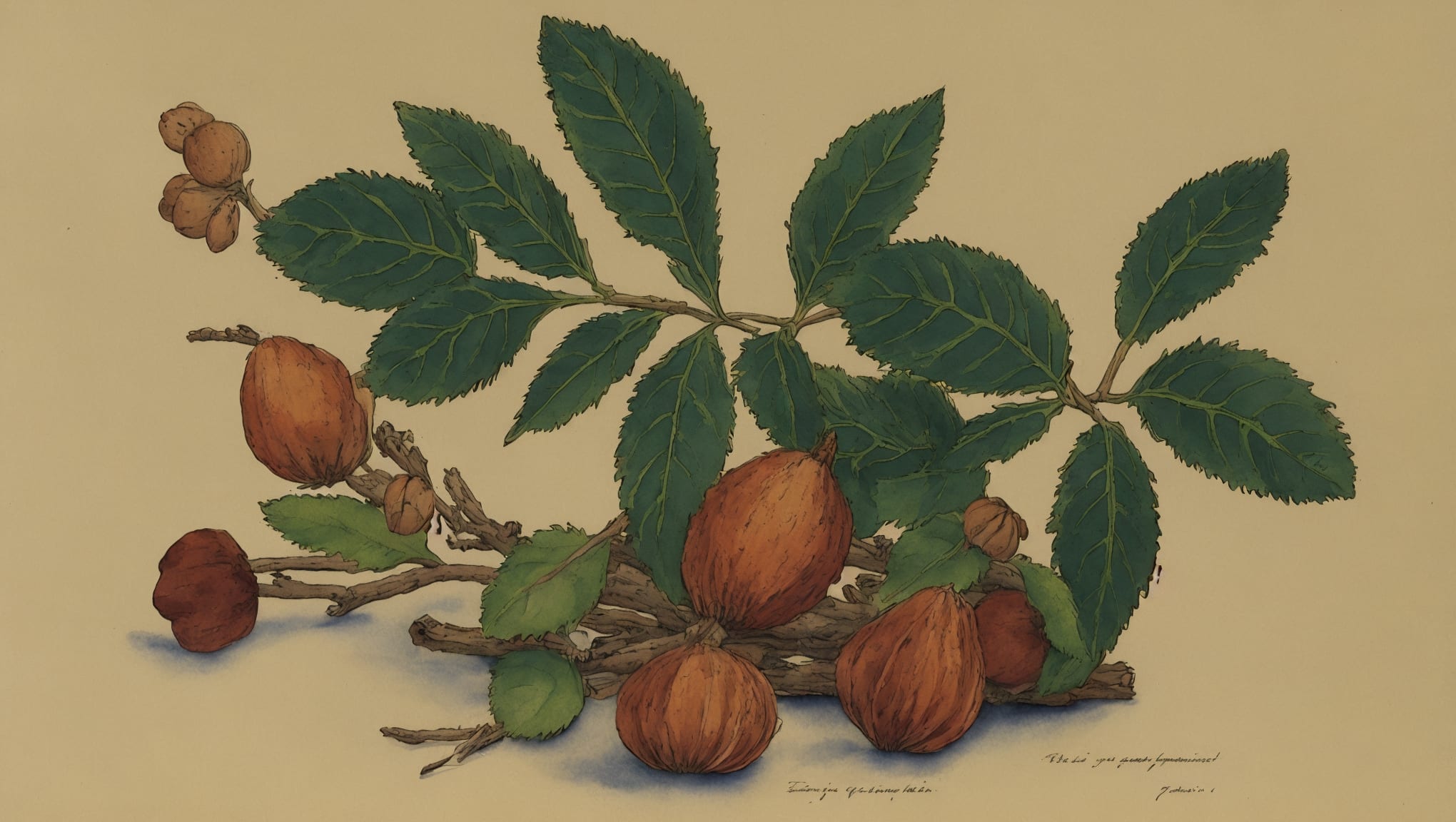 Maé — illustration botanique, origine celte