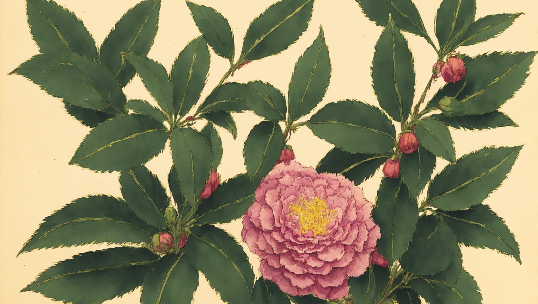 Malaïka — illustration botanique, origine arabe
