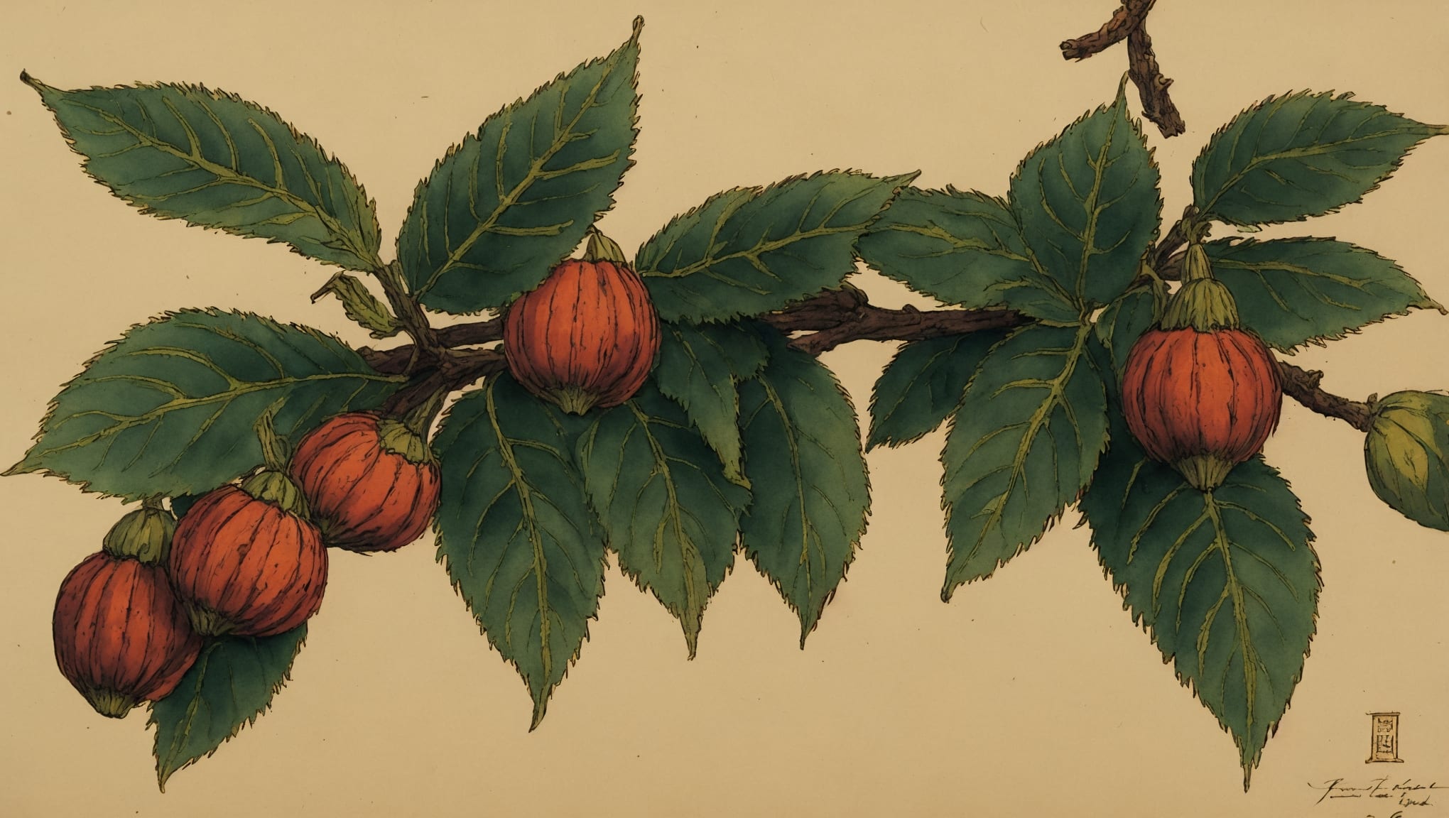 Malone — illustration botanique, origine celte