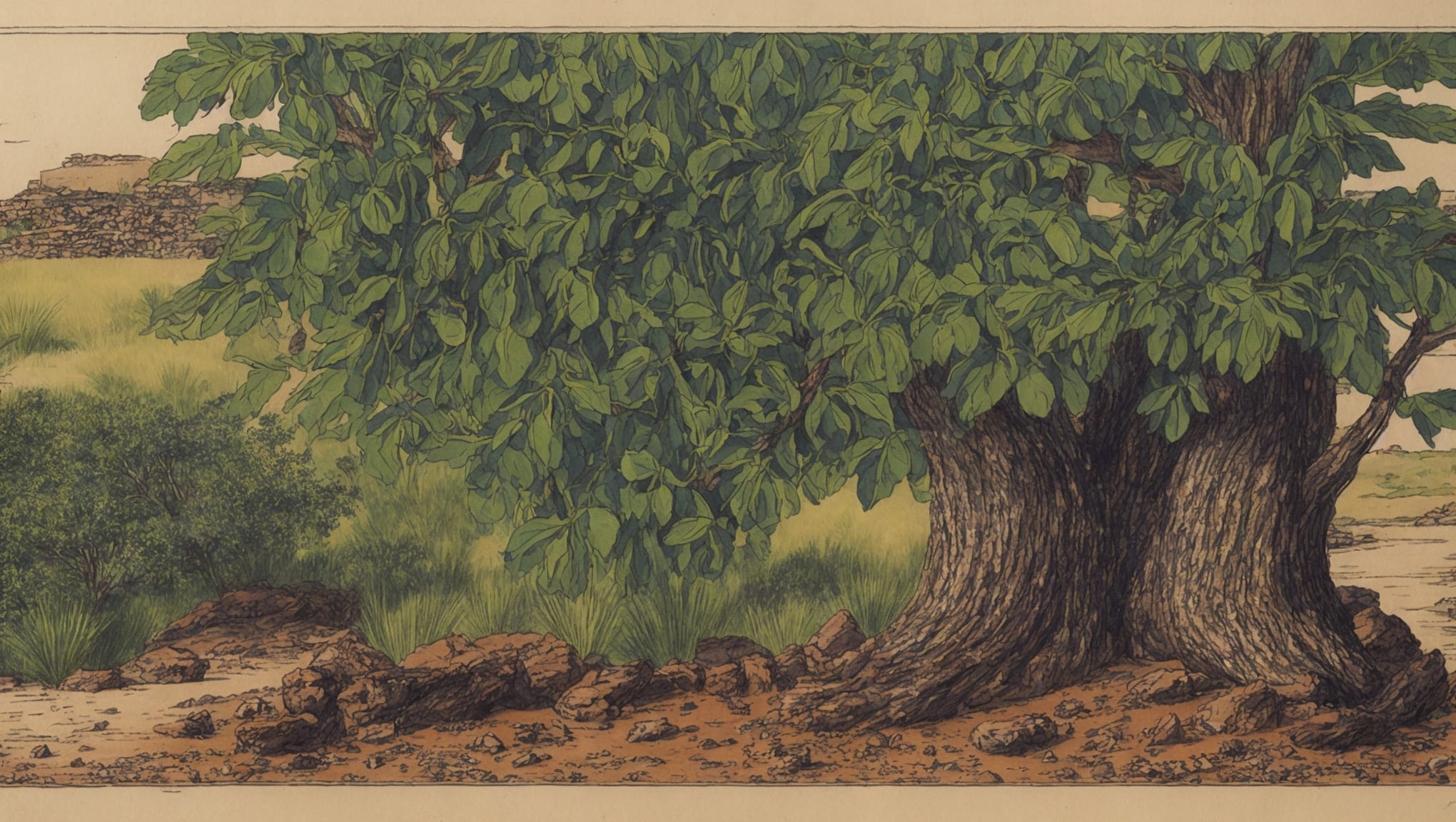 Mamady — illustration botanique, origine africaine