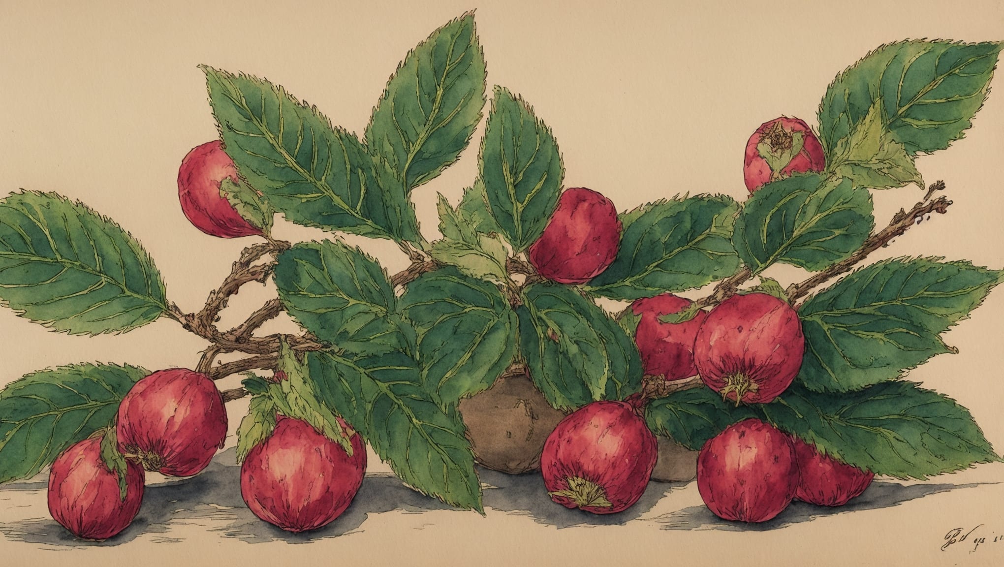 Maxine — illustration botanique, origine latine