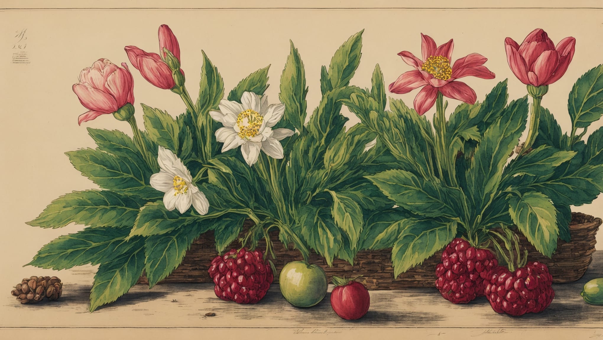 Mayana — illustration botanique, origine contemporaine