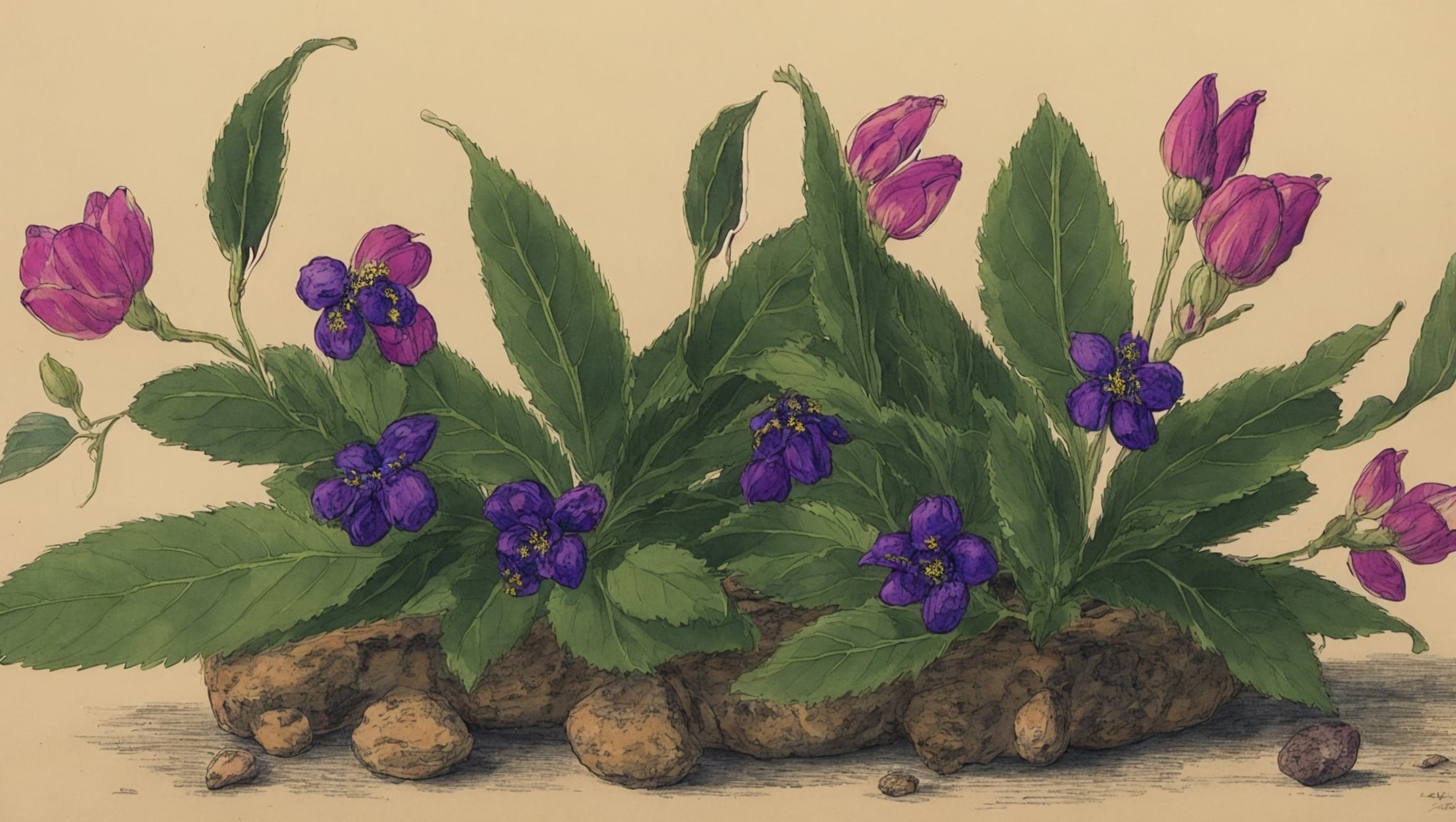 Maylan — illustration botanique, origine contemporaine