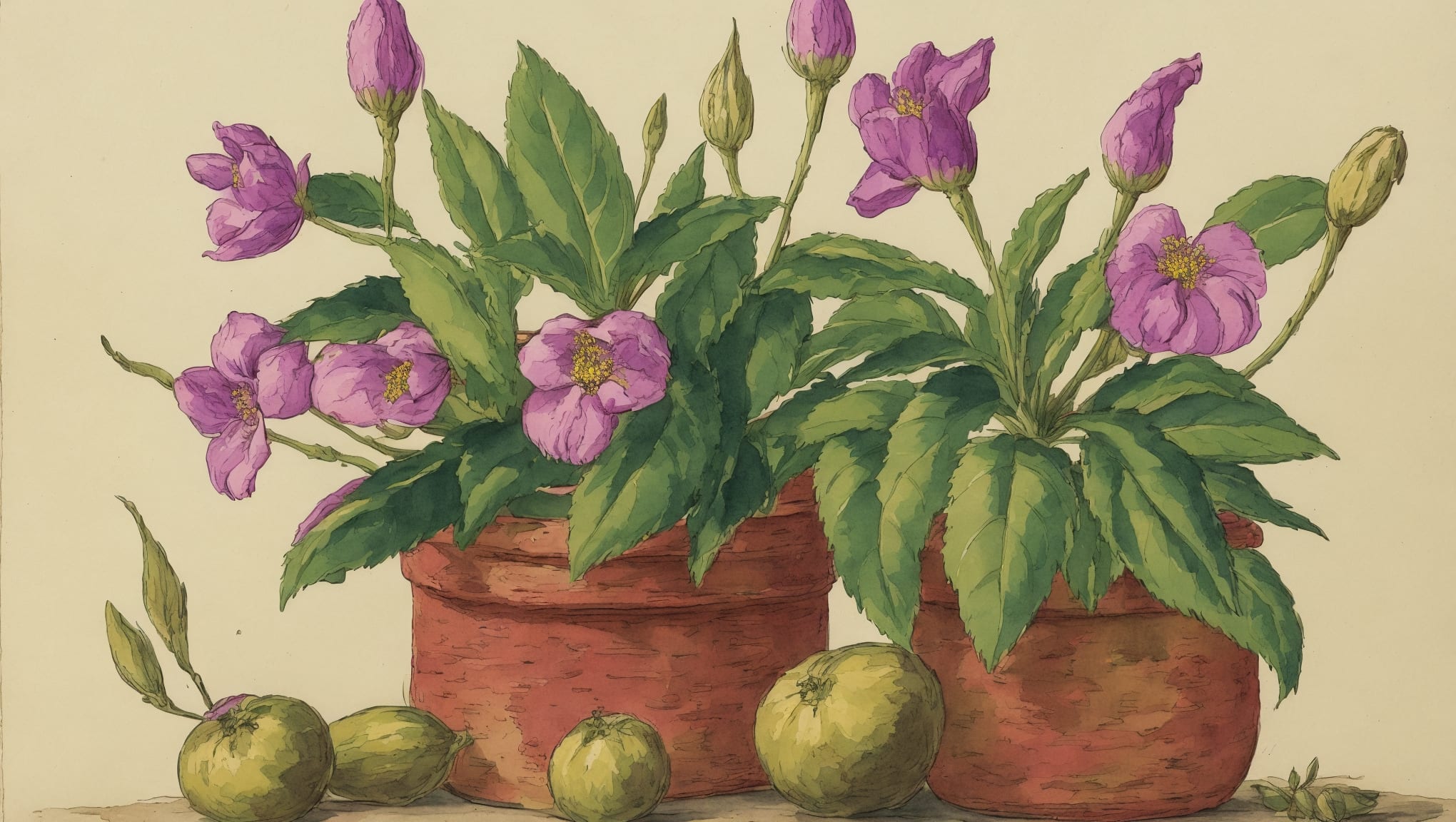 Maylann — illustration botanique, origine contemporaine