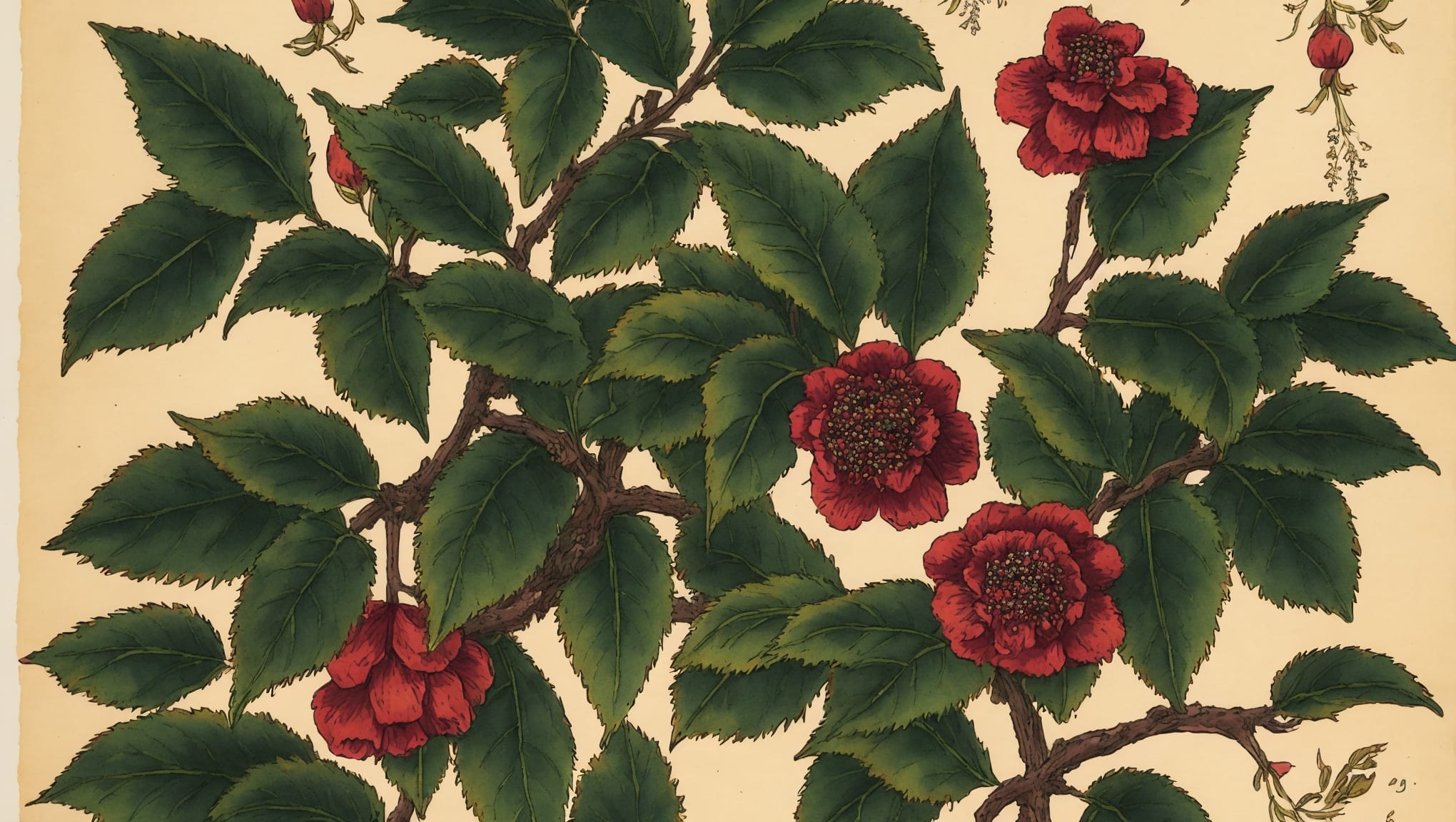 Miran — illustration botanique, origine perse