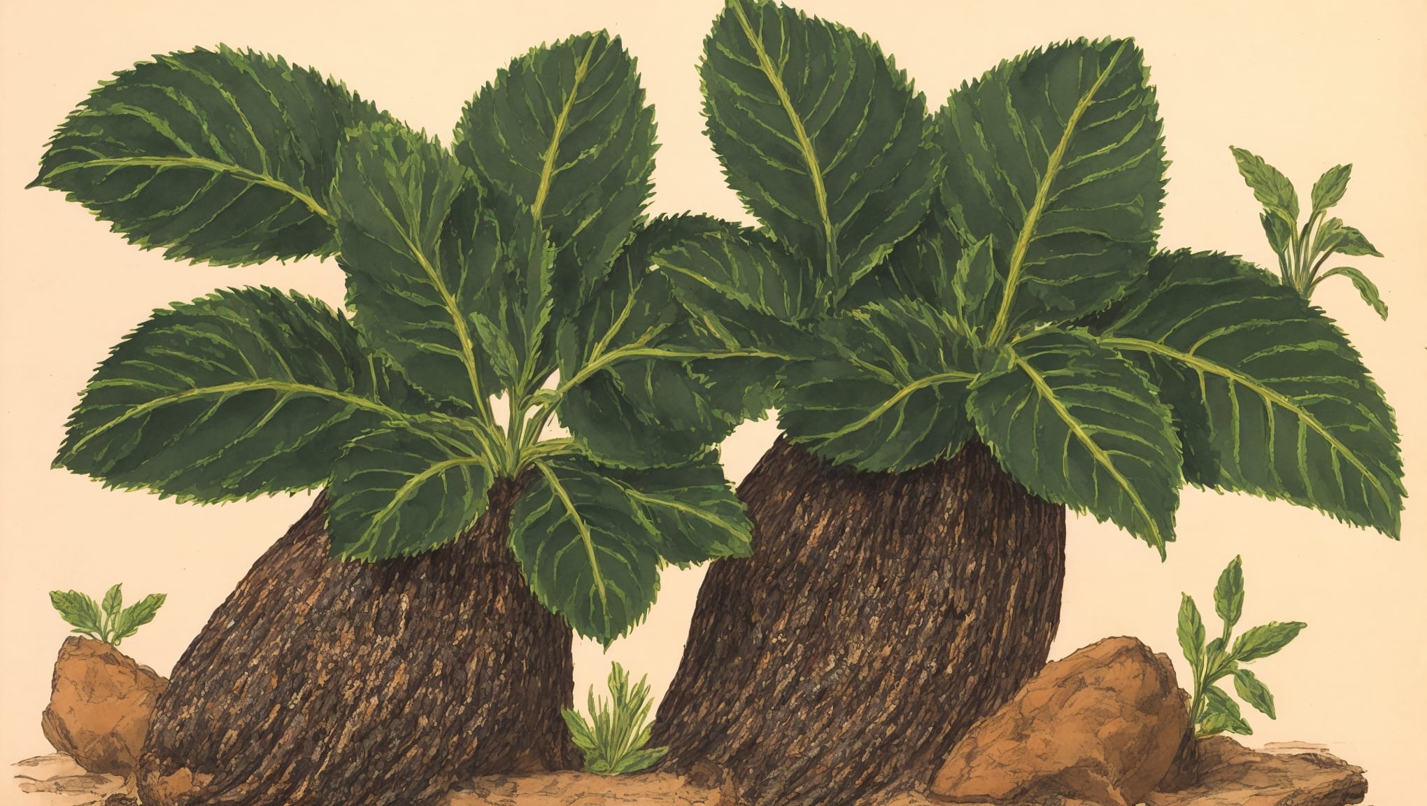 Mory — illustration botanique, origine africaine