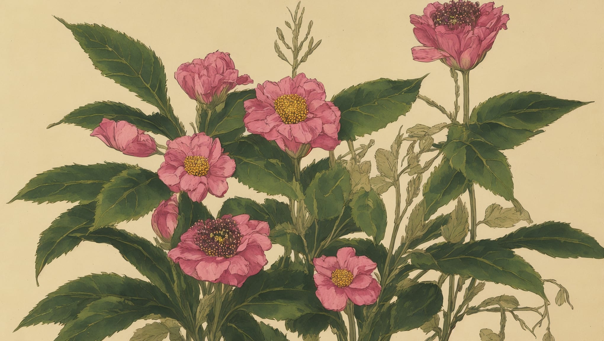 Naé — illustration botanique, origine contemporaine