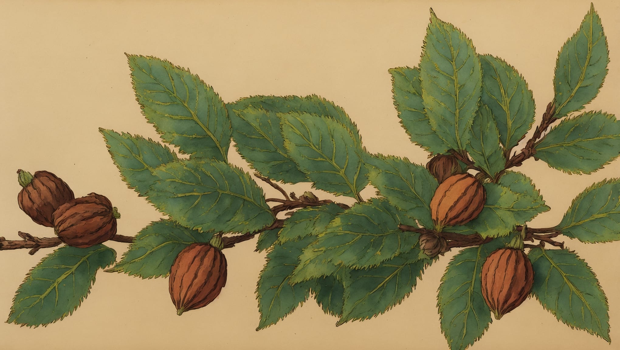 Nao — illustration botanique, origine celte