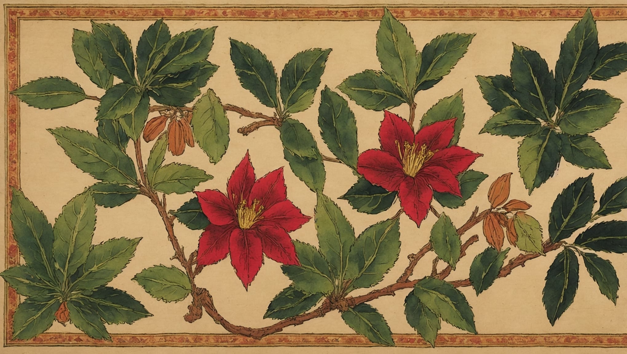 Nayel — illustration botanique, origine arabe