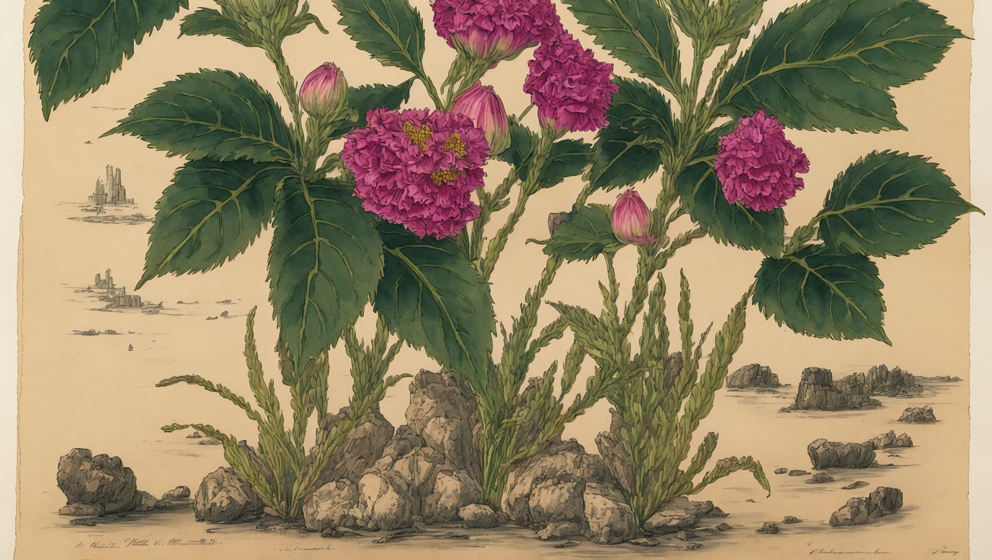 Nelya — illustration botanique, origine grecque