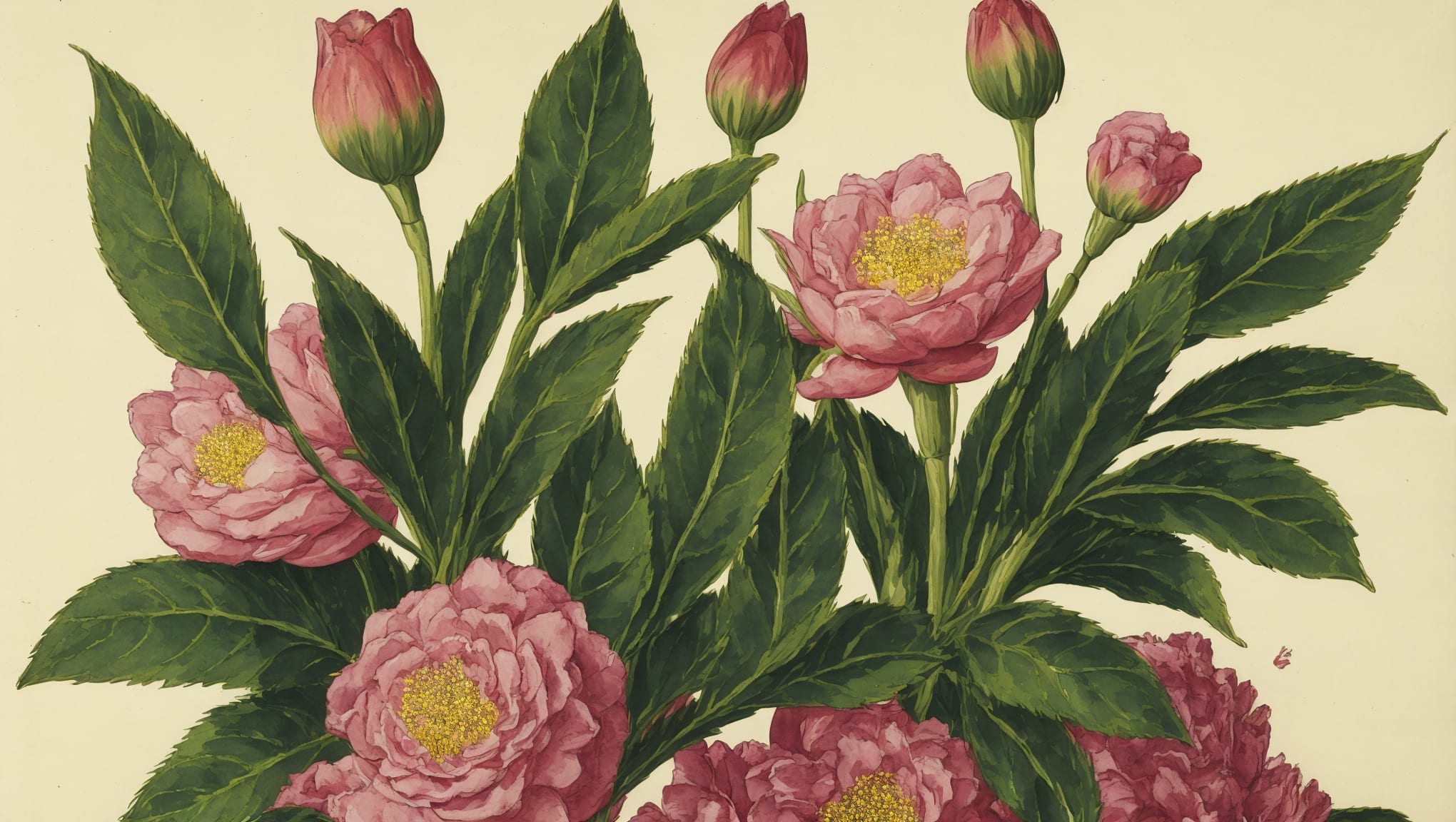 Neva — illustration botanique, origine contemporaine
