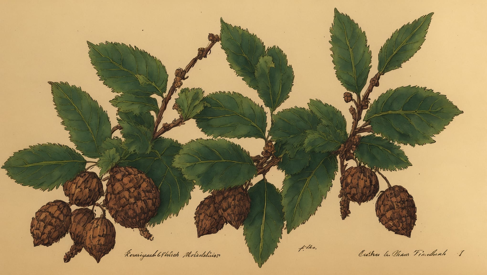 Neven — illustration botanique, origine celte