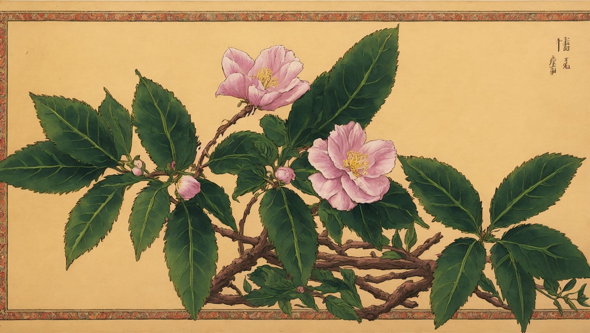 Noor — illustration botanique, origine arabe