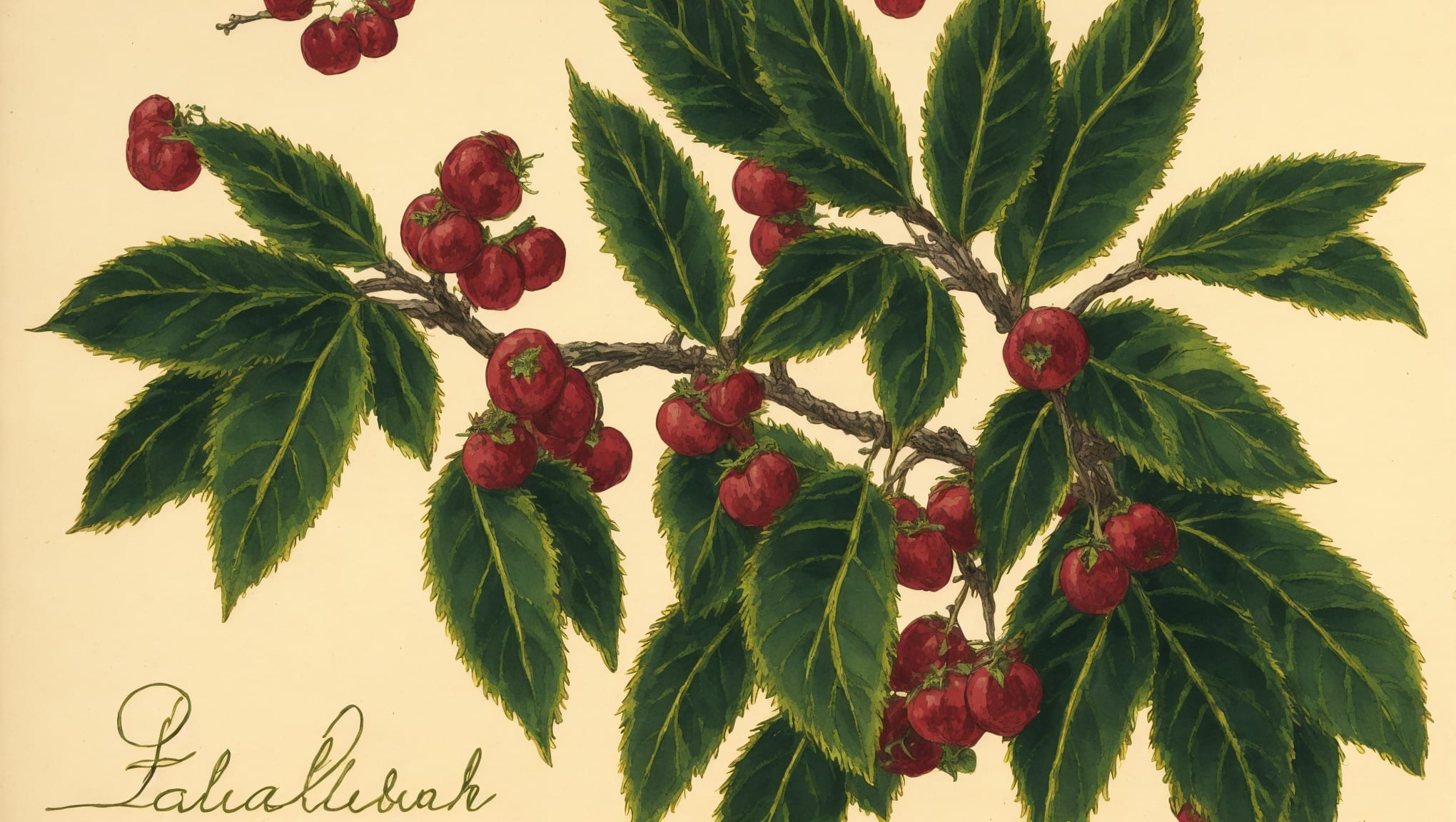Pablo — illustration botanique, origine latine