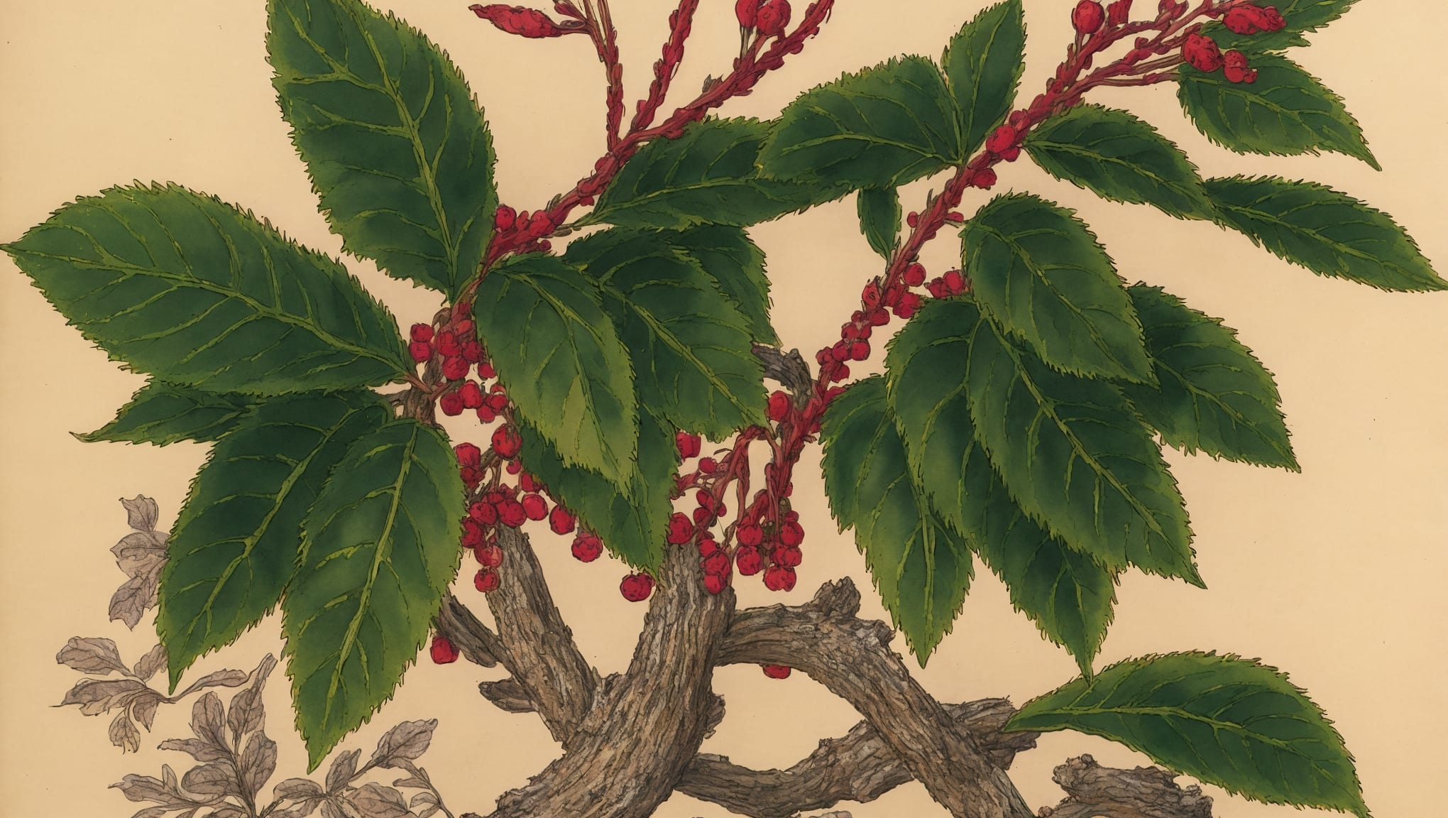Paula — illustration botanique, origine latine