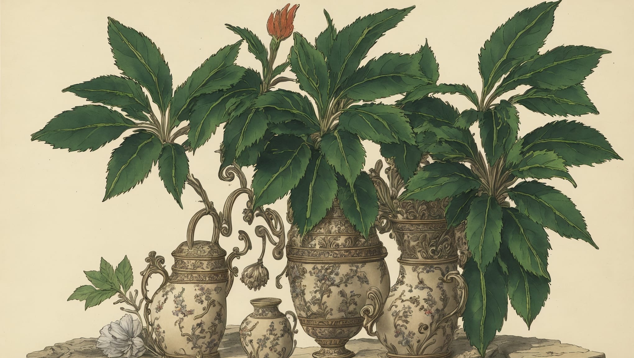 Pierre — illustration botanique, origine grecque
