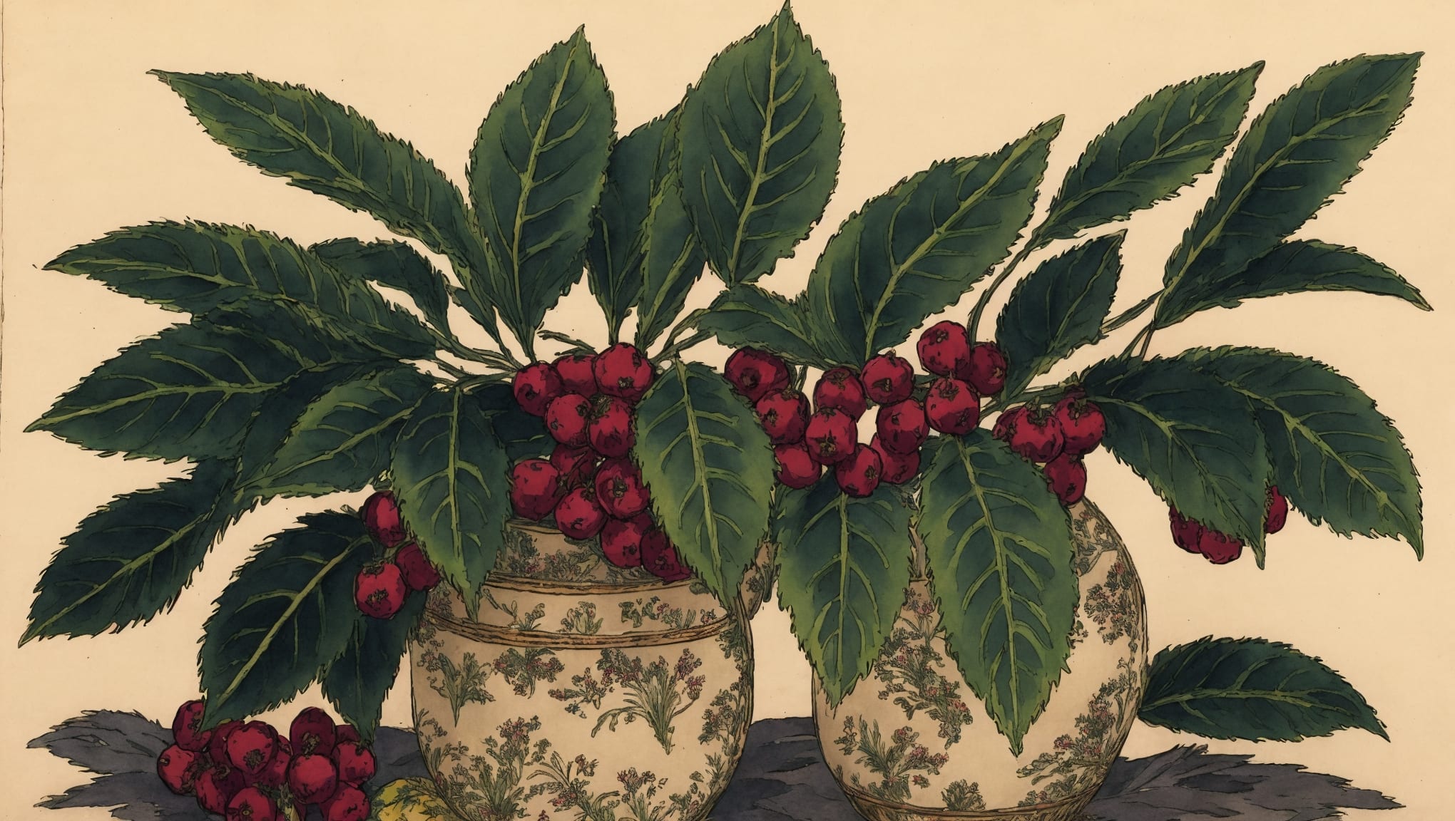 Pio — illustration botanique, origine latine