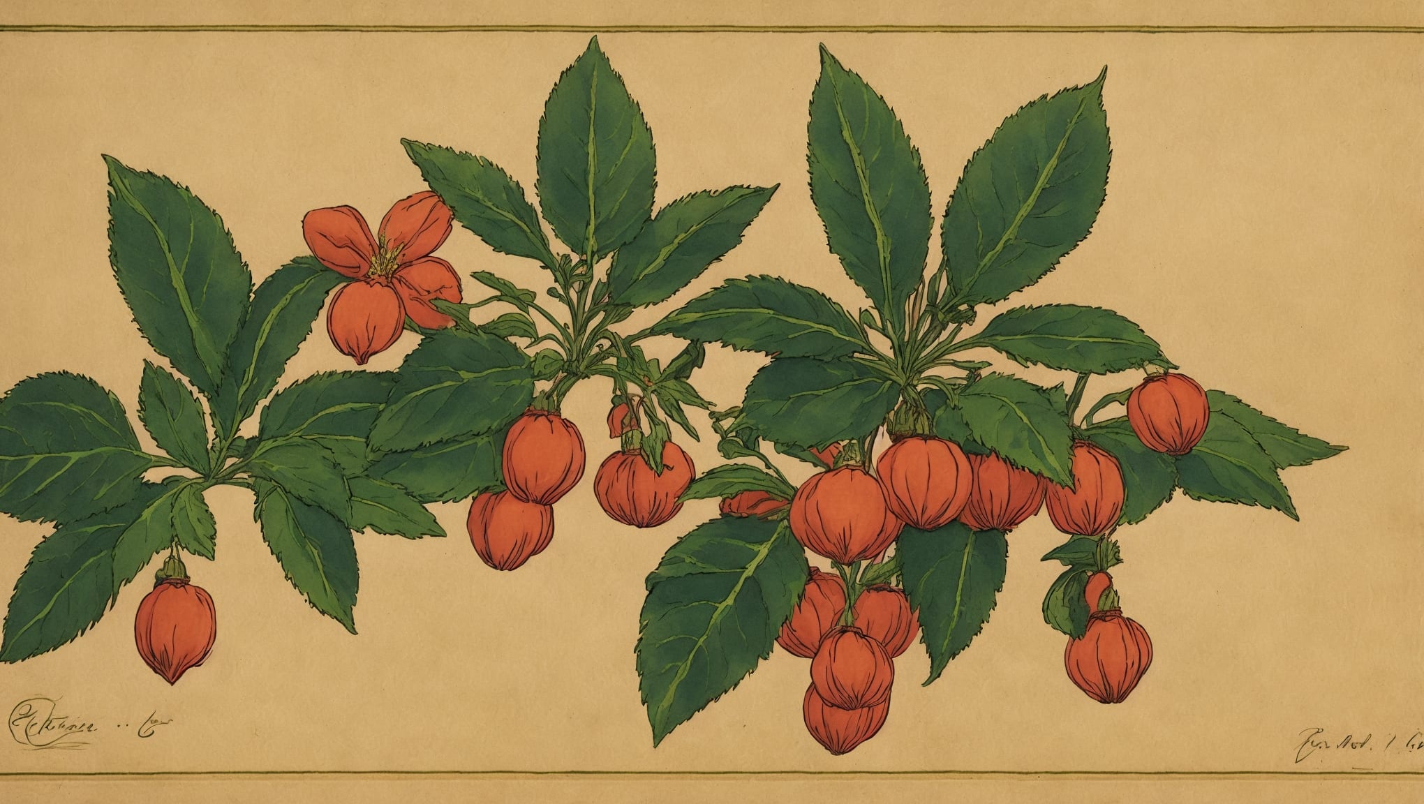 Qassim — illustration botanique, origine arabe