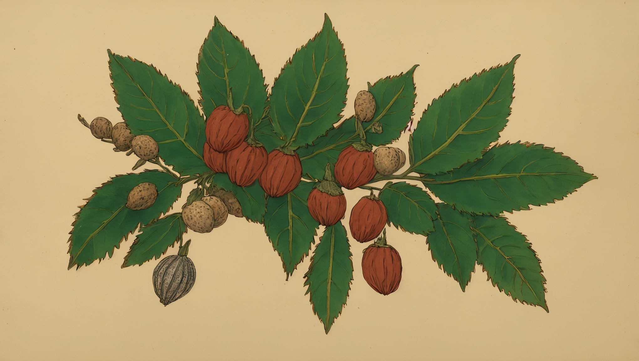Roan — illustration botanique, origine celte