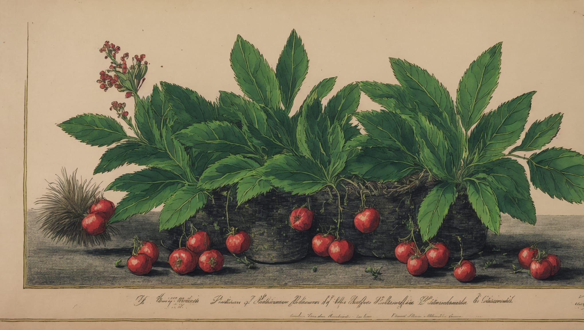 Roch — illustration botanique, origine germanique