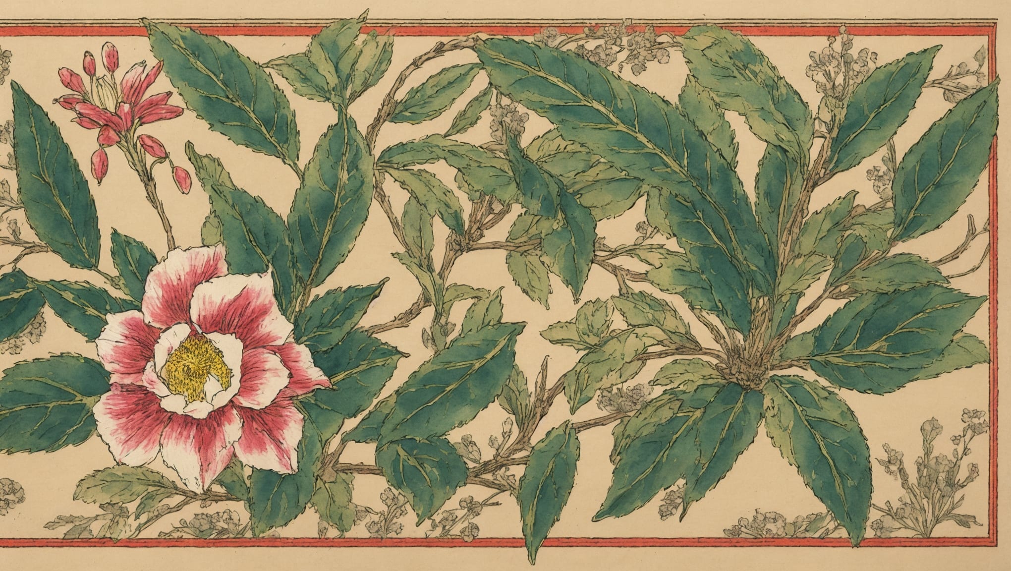 Rym — illustration botanique, origine arabe