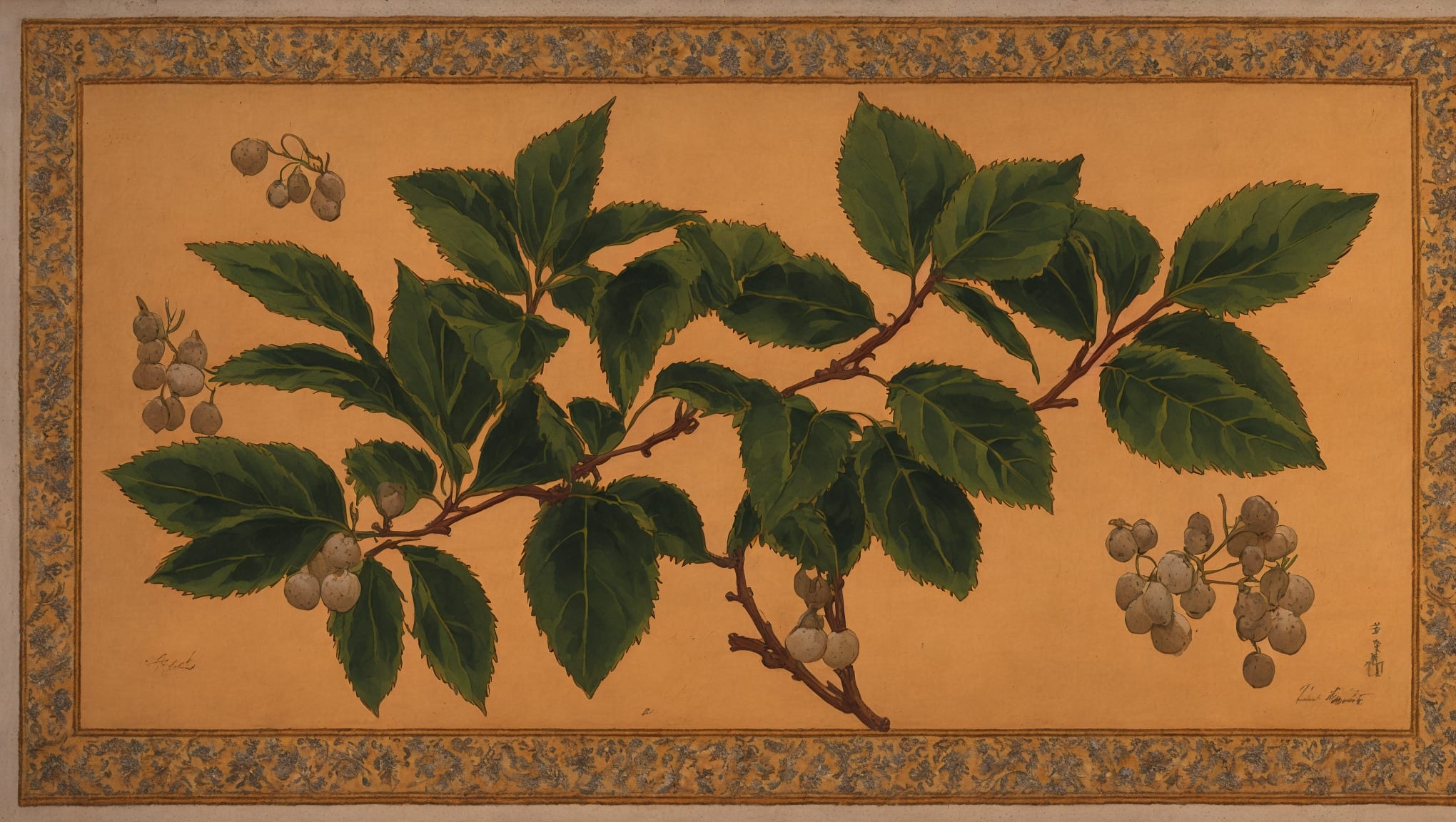 Safwan — illustration botanique, origine arabe