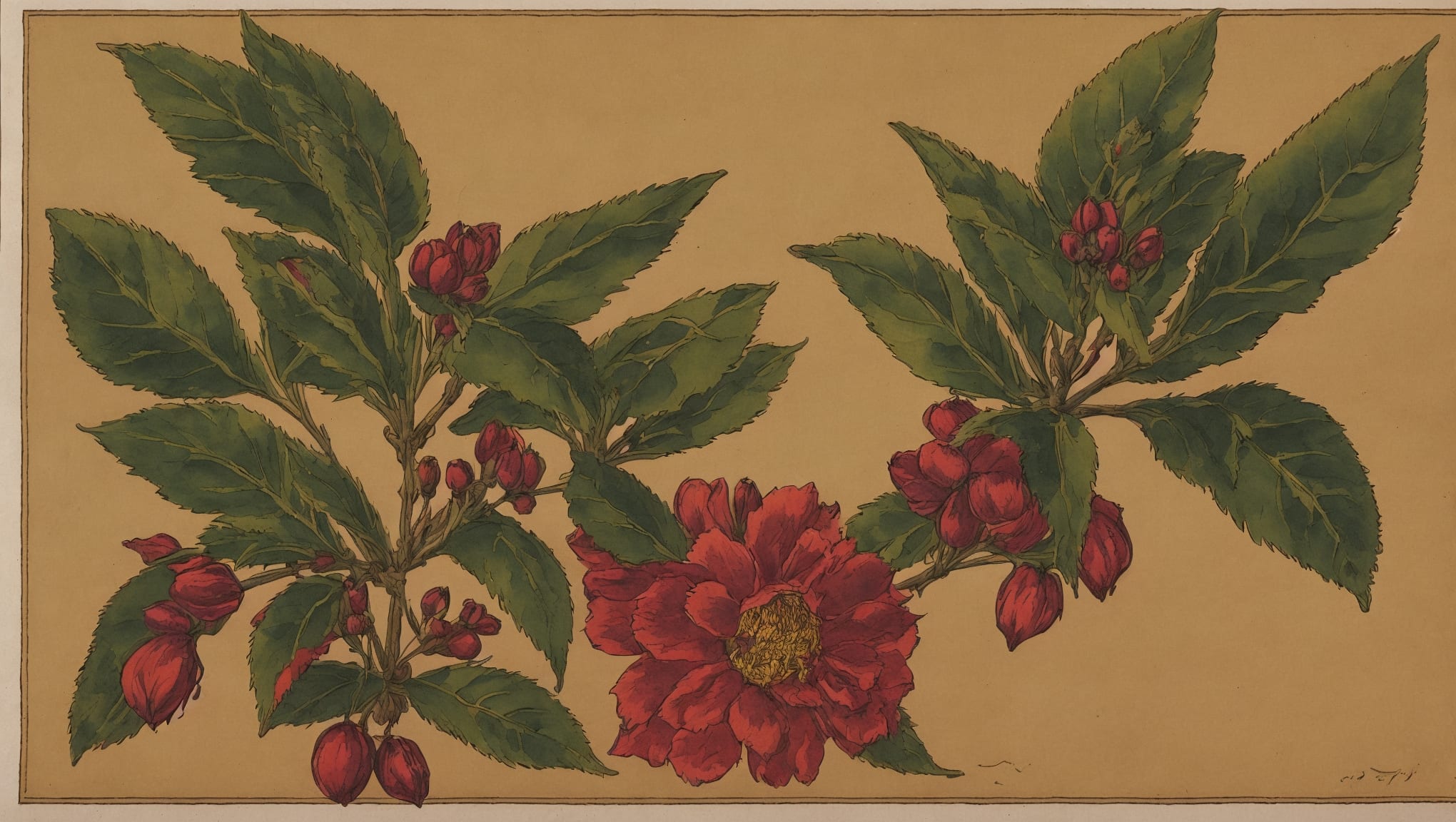Sajid — illustration botanique, origine arabe