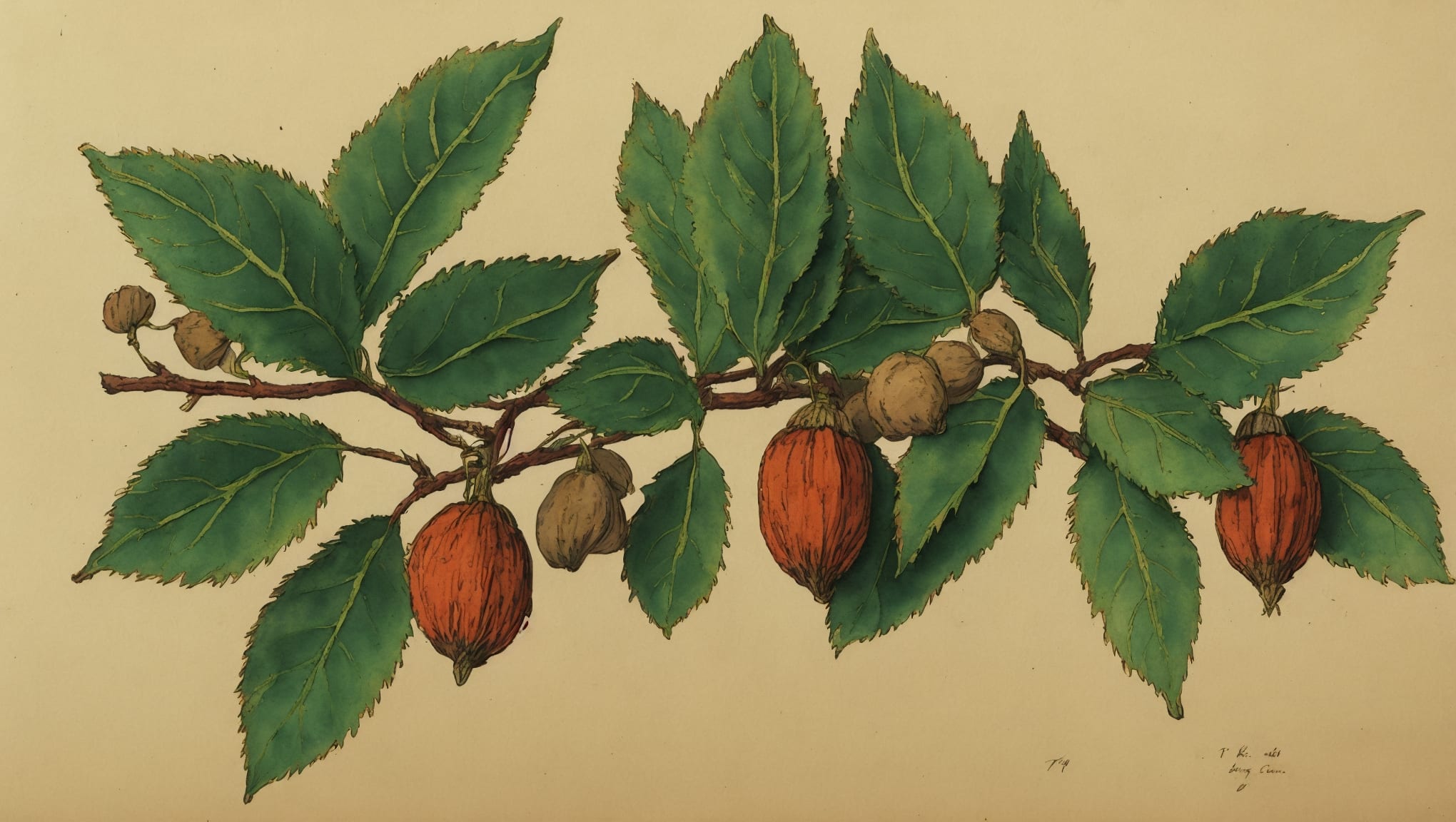 Scott — illustration botanique, origine celte