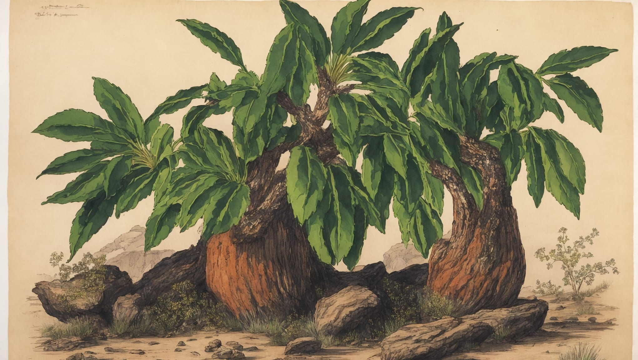 Sekou — illustration botanique, origine africaine