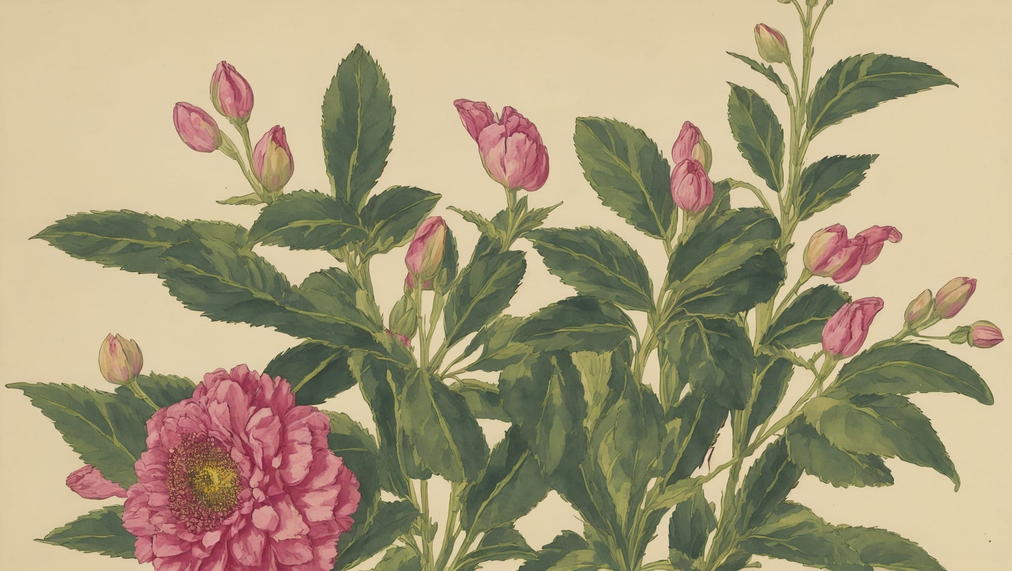 Sena — illustration botanique, origine contemporaine