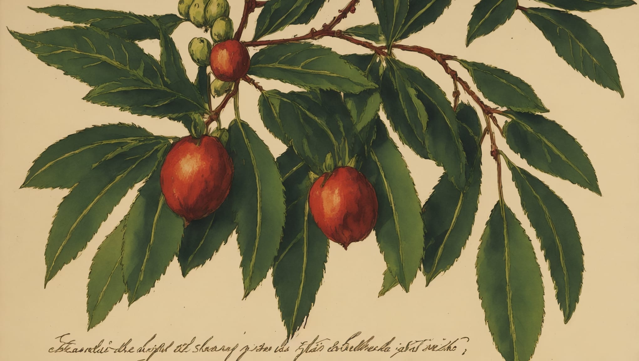 Sergio — illustration botanique, origine latine
