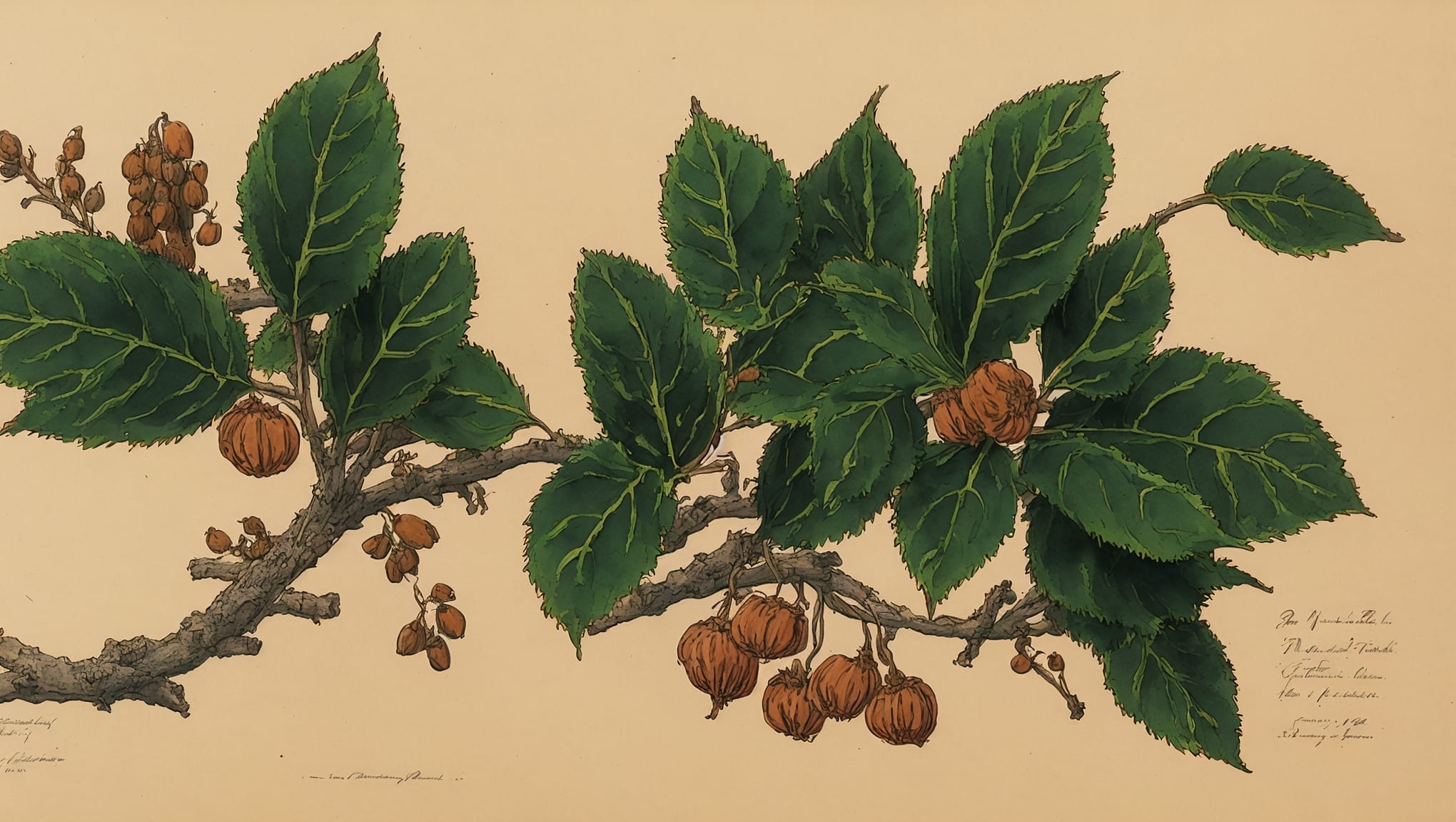 Soann — illustration botanique, origine celte