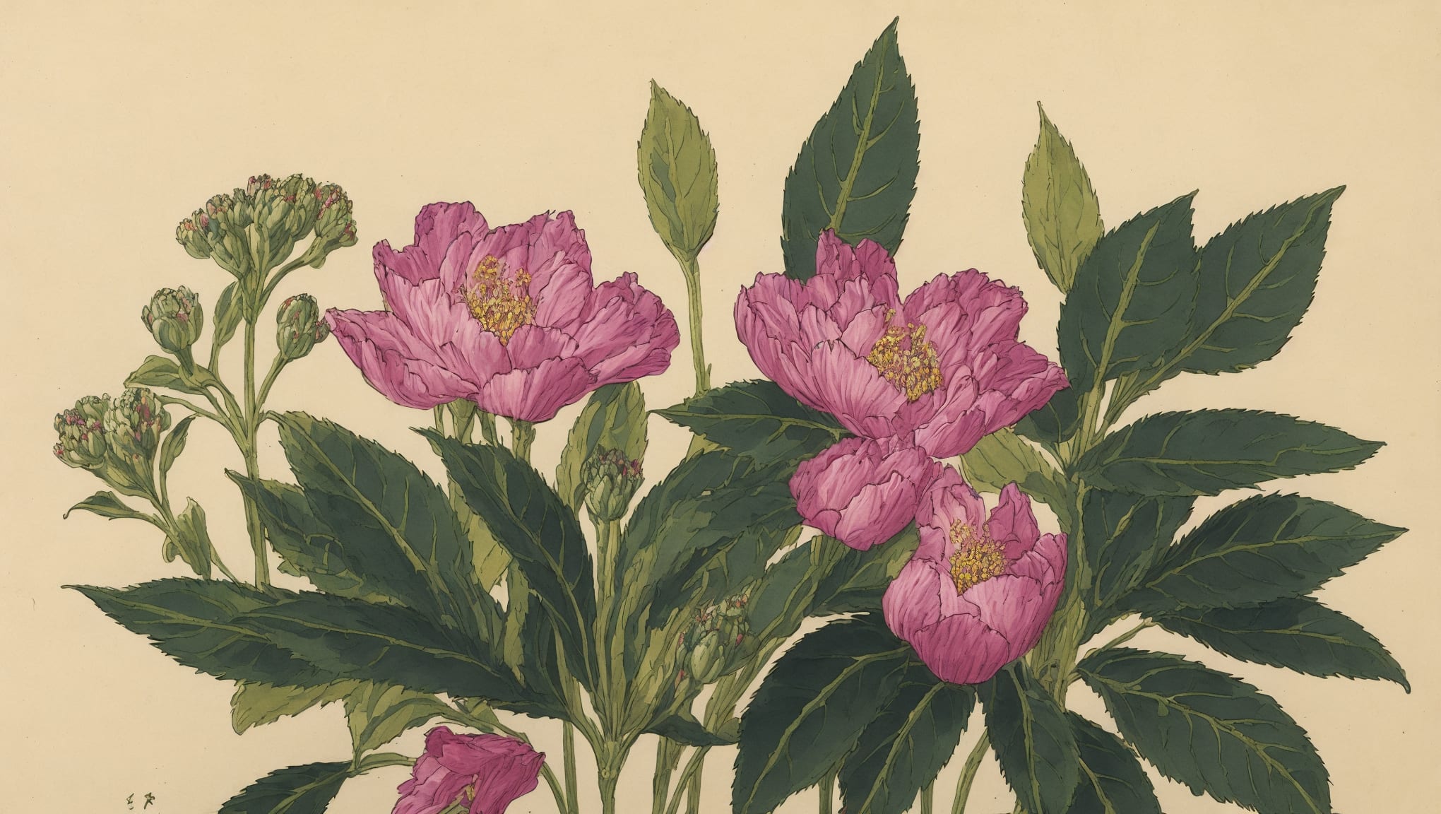 Swann — illustration botanique, origine contemporaine