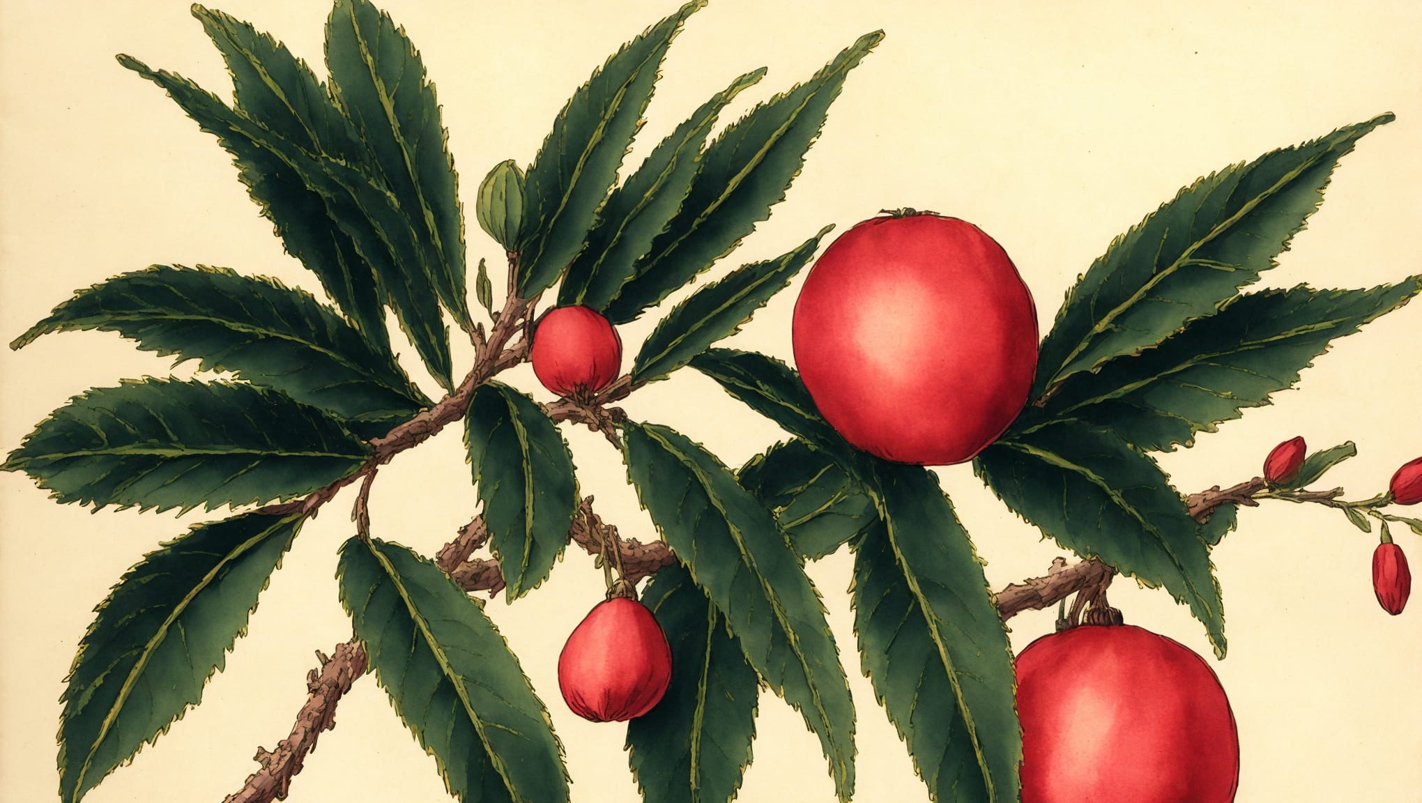 Talya — illustration botanique, origine hébraïque
