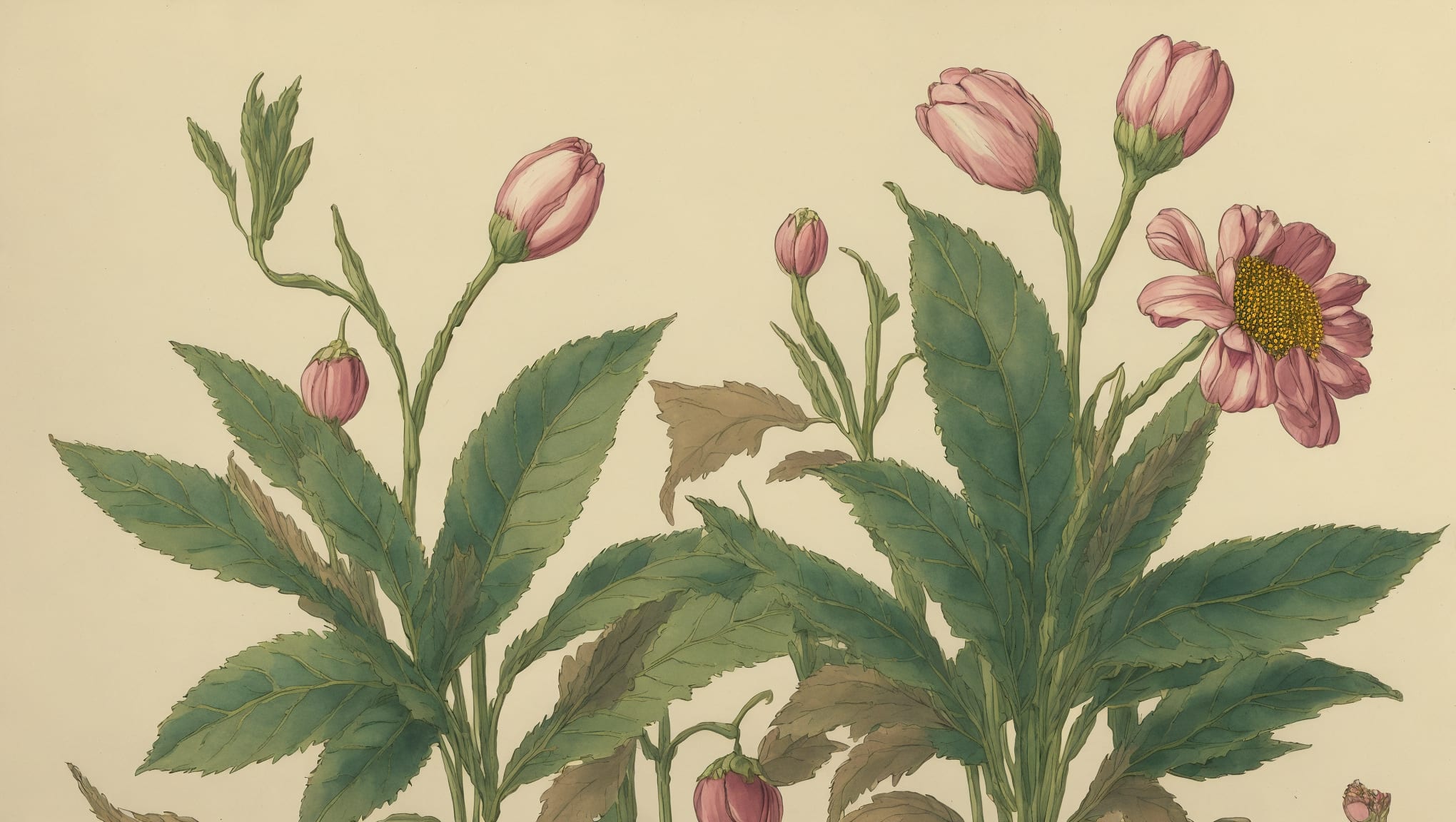 Yanel — illustration botanique, origine contemporaine