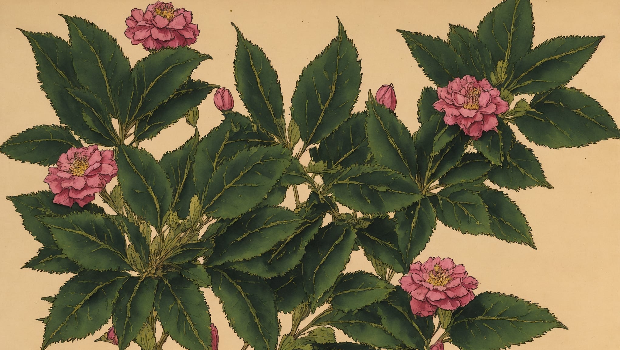 Yunus — illustration botanique, origine arabe